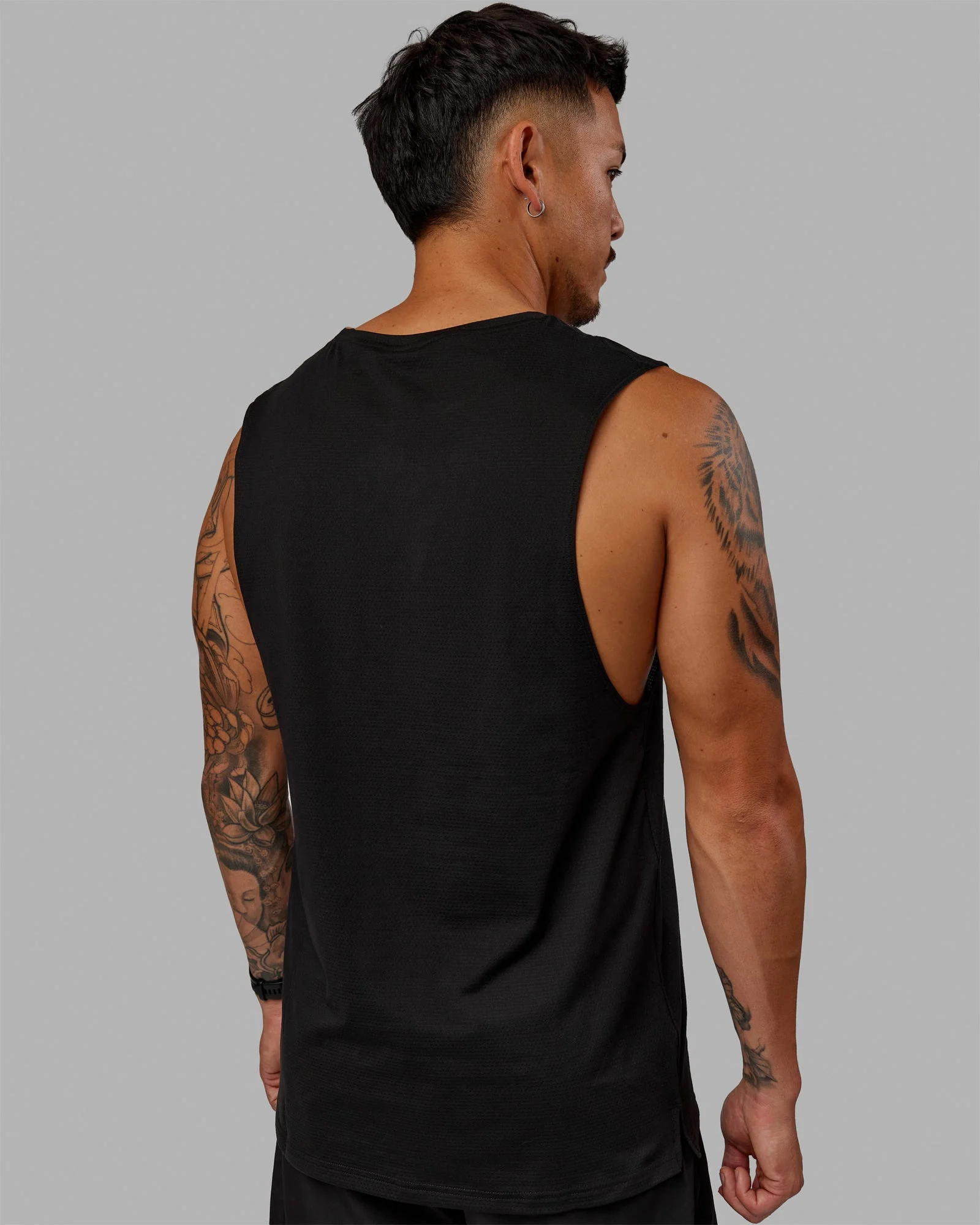 Perform VapourFLX Muscle Tank - Black-Reflective - Image 3