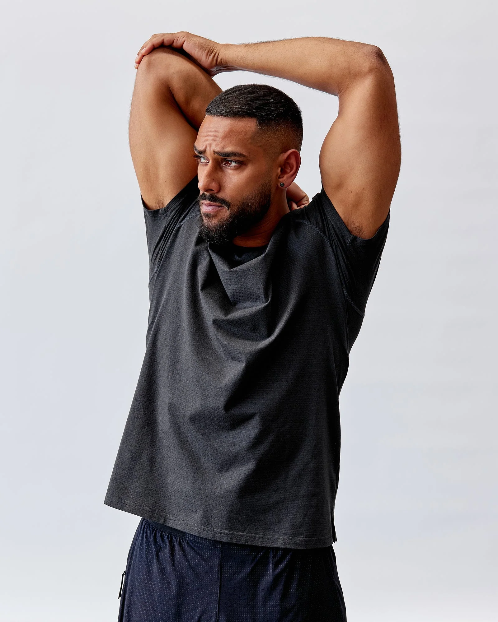 Perform VapourFLX Tee - Black Marl - Image 2