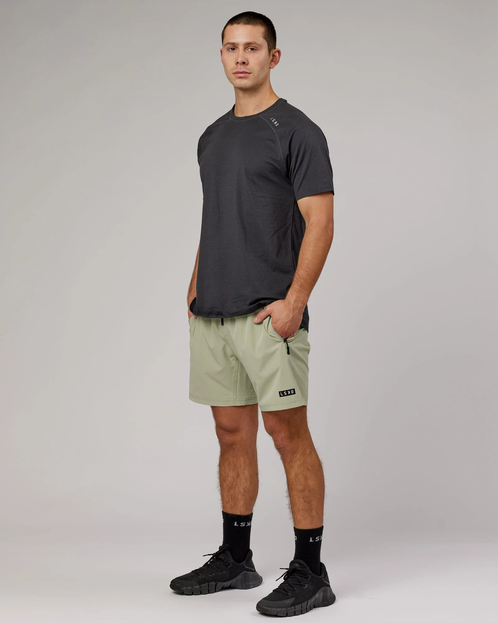 Perform VapourFLX Tee - Black Marl - Image 4