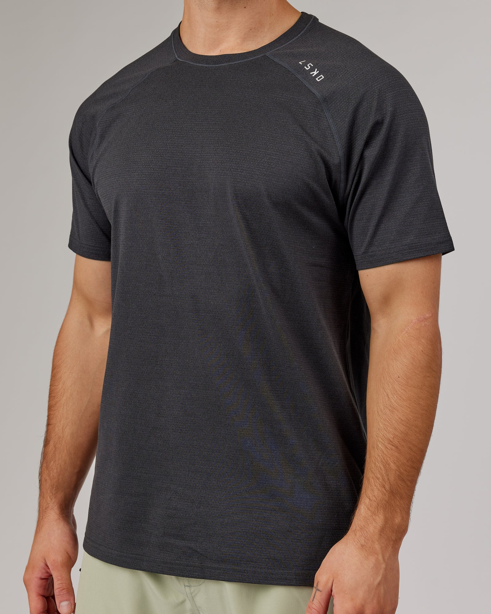 Perform VapourFLX Tee - Black Marl - Image 9