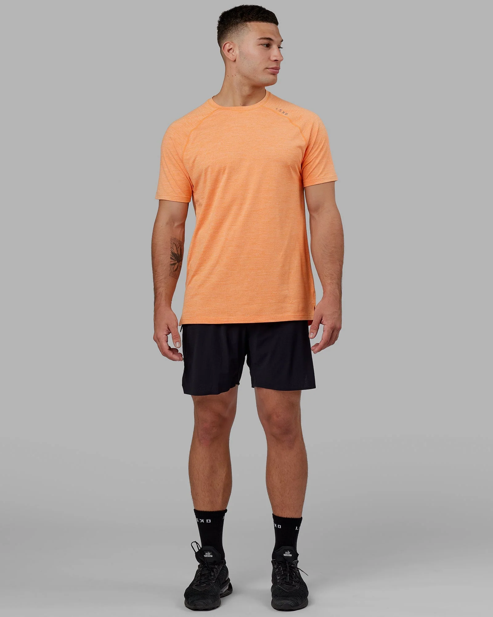 Perform VapourFLX Tee - Tangerine Marl - Image 3