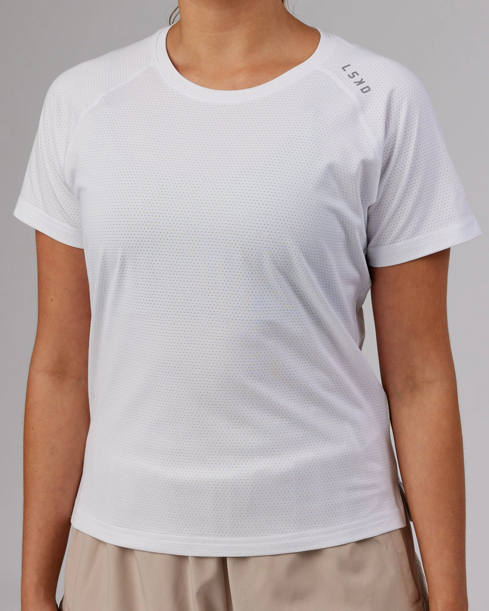 Perform VapourFLX Tee - White Marl - Image 5