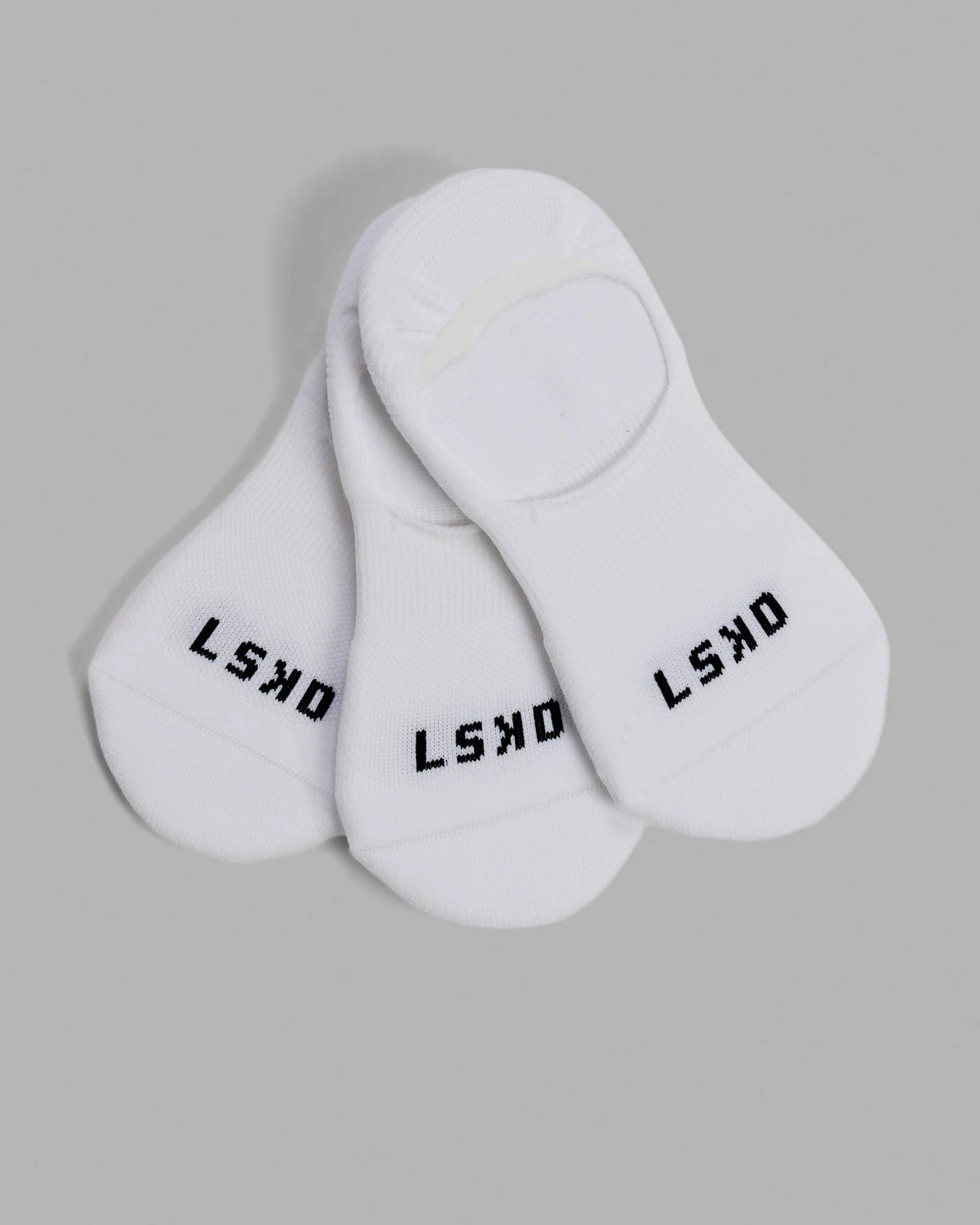 Performance No Show Socks 3 Pack 2.0 - White-Black
