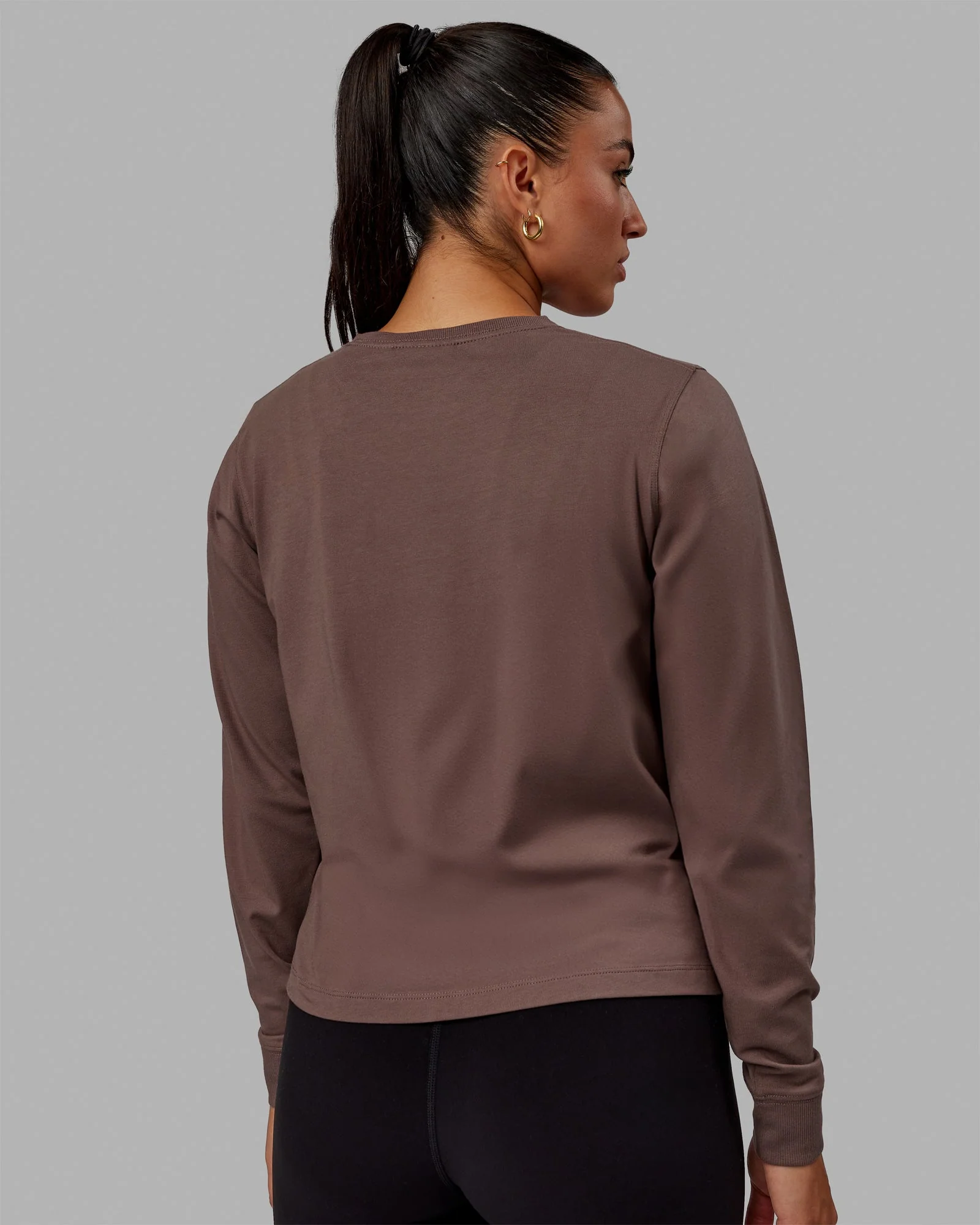 Deluxe PimaFLX LS Tee - Peppercorn - Image 4