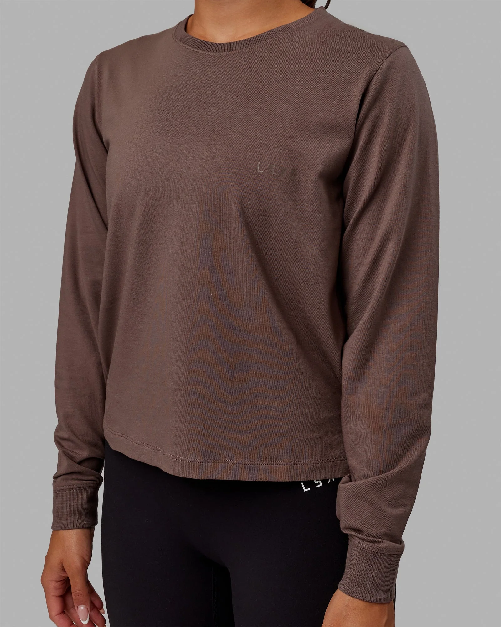 Deluxe PimaFLX LS Tee - Peppercorn - Image 5