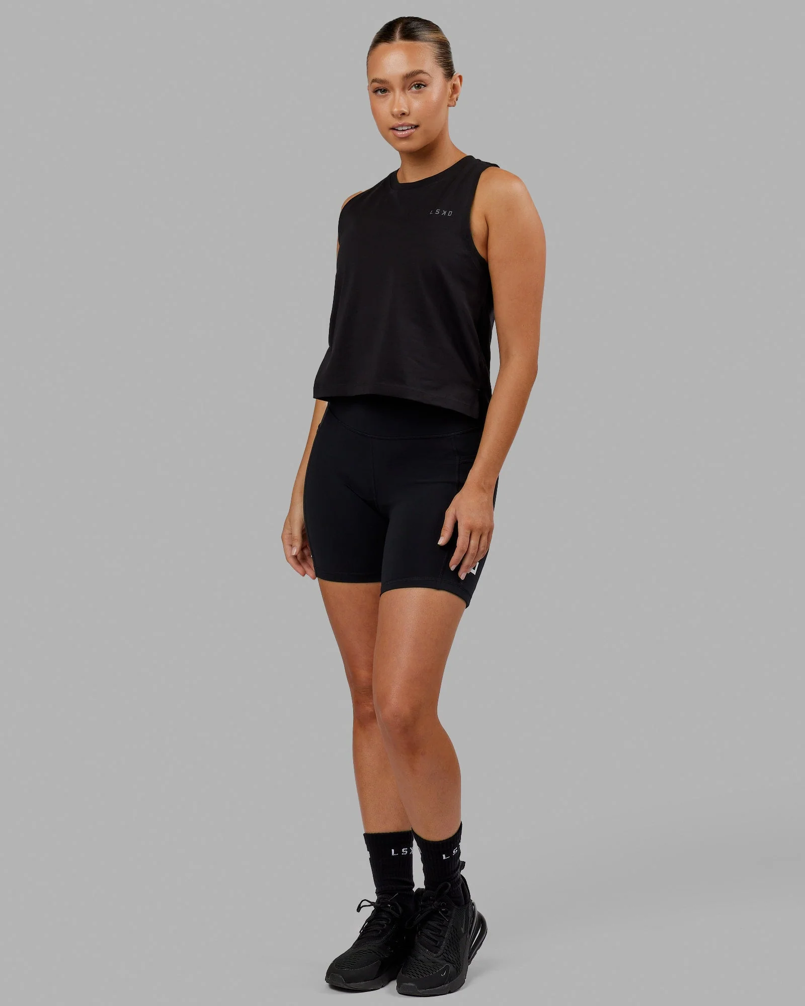 Deluxe PimaFLX Tank - Black - Image 2