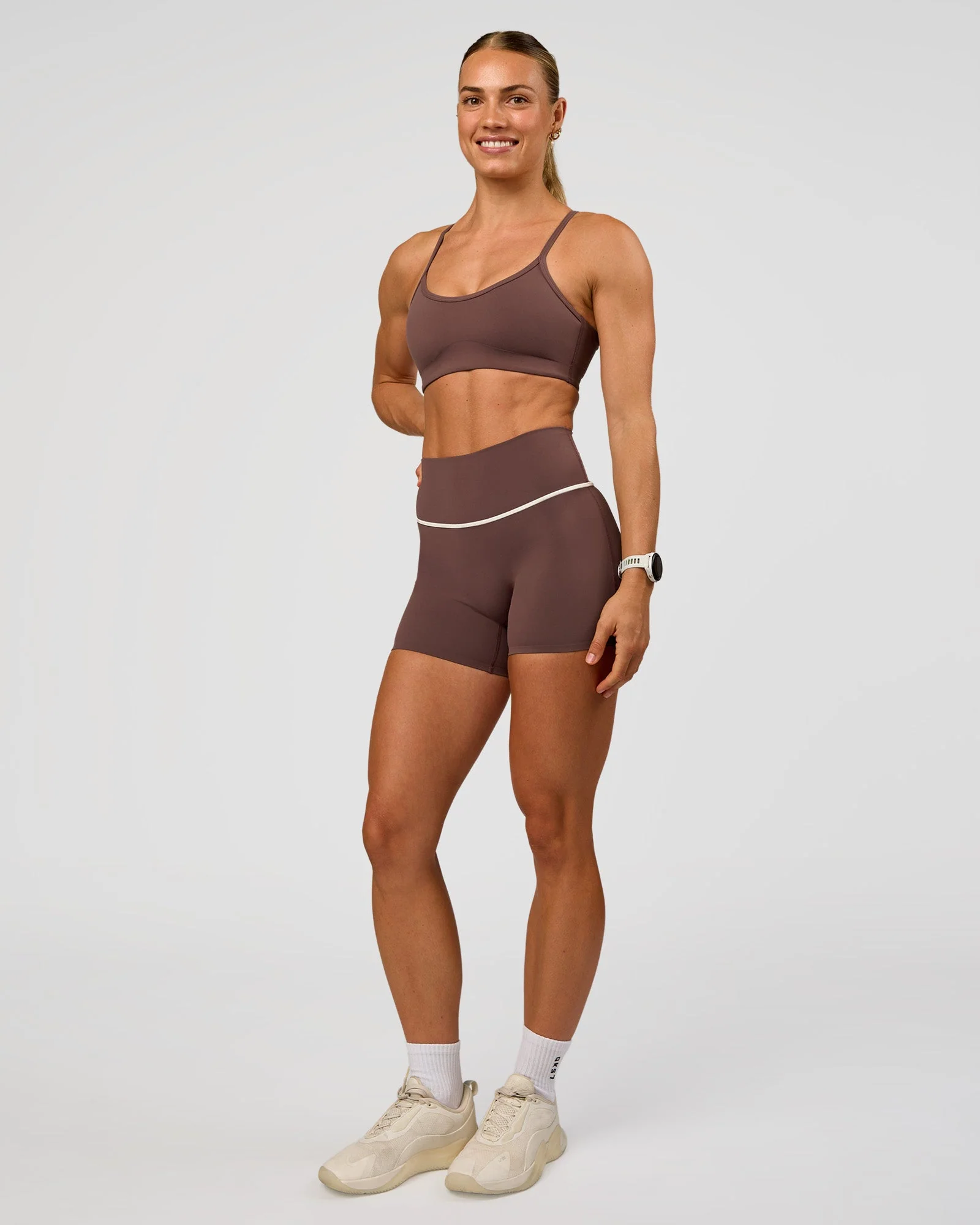 Pinnacle Sports Bra - Cocoa Powder - Image 5