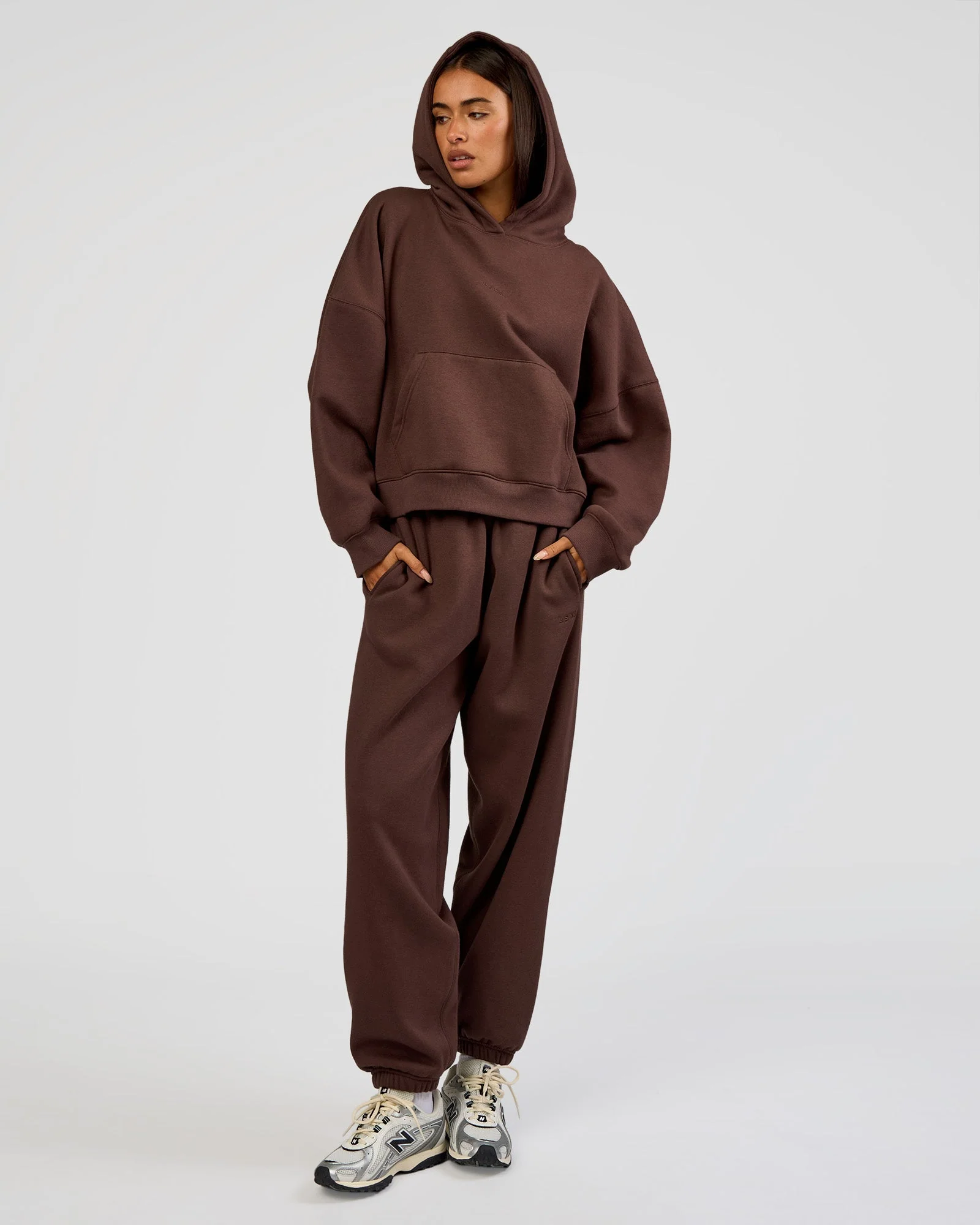 Post Train Hoodie - Hot Chocolate - Image 2