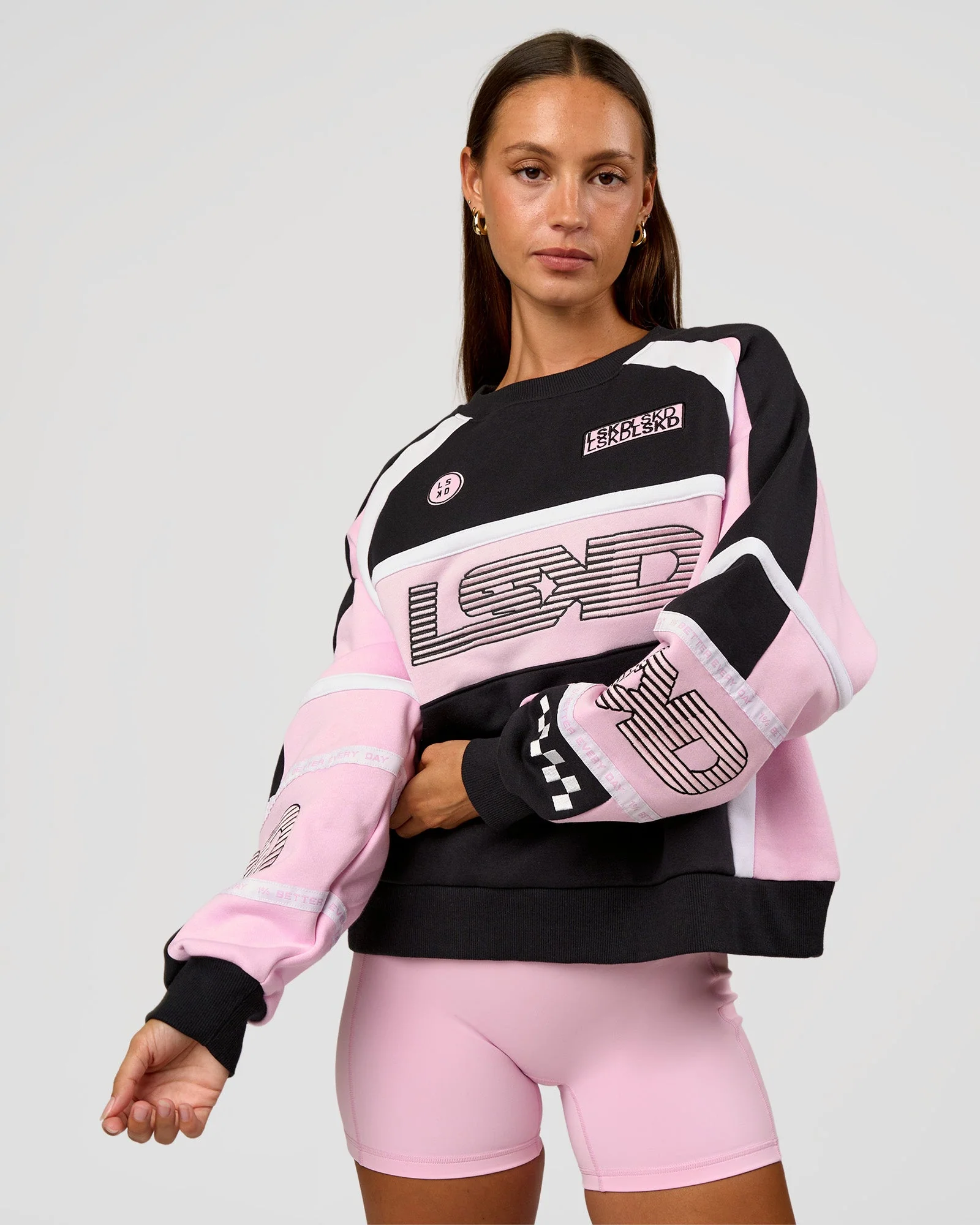 Power Sweater - Caviar-Marshmallow