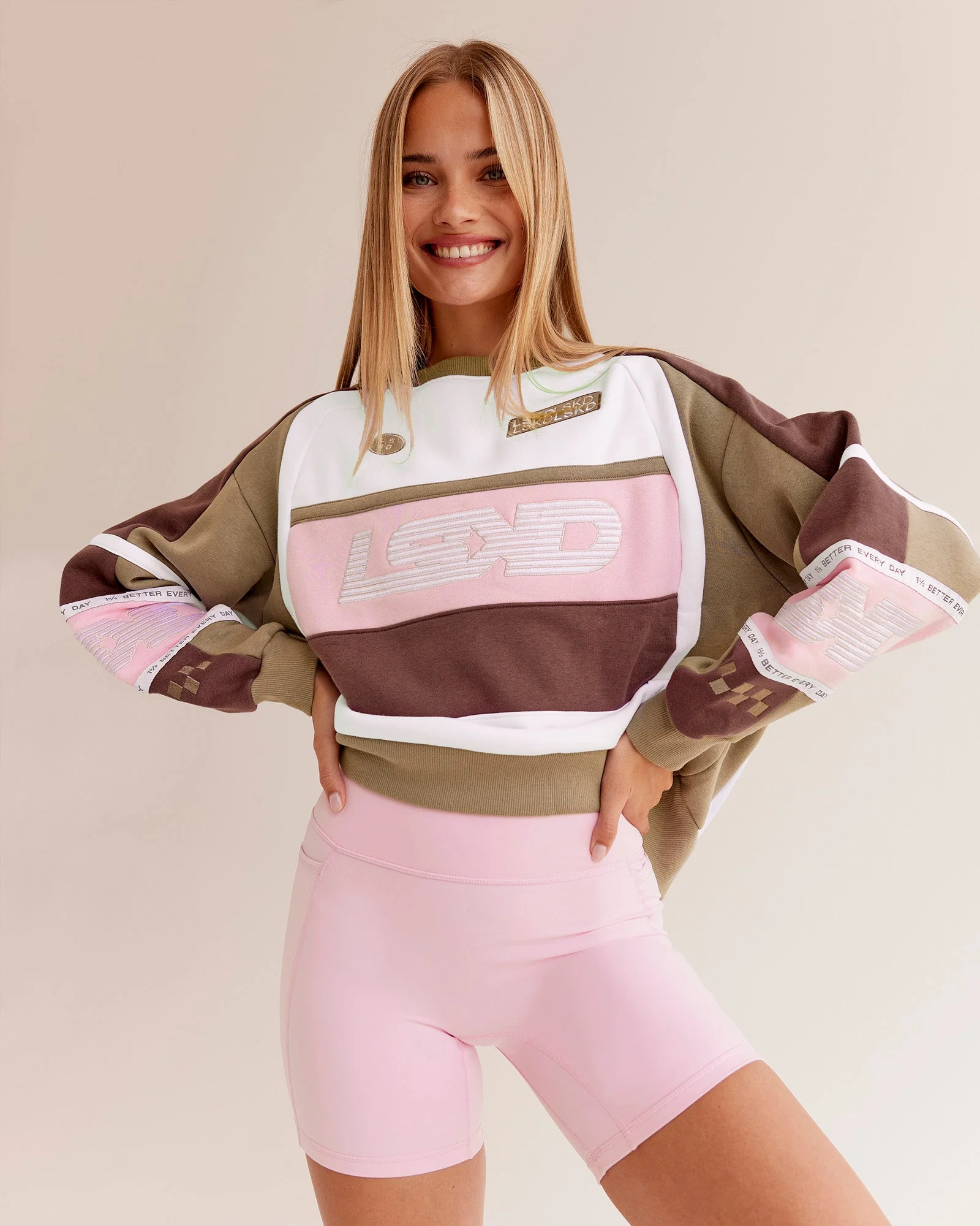 Power Sweater - Cocoa Powder-Marshmallow