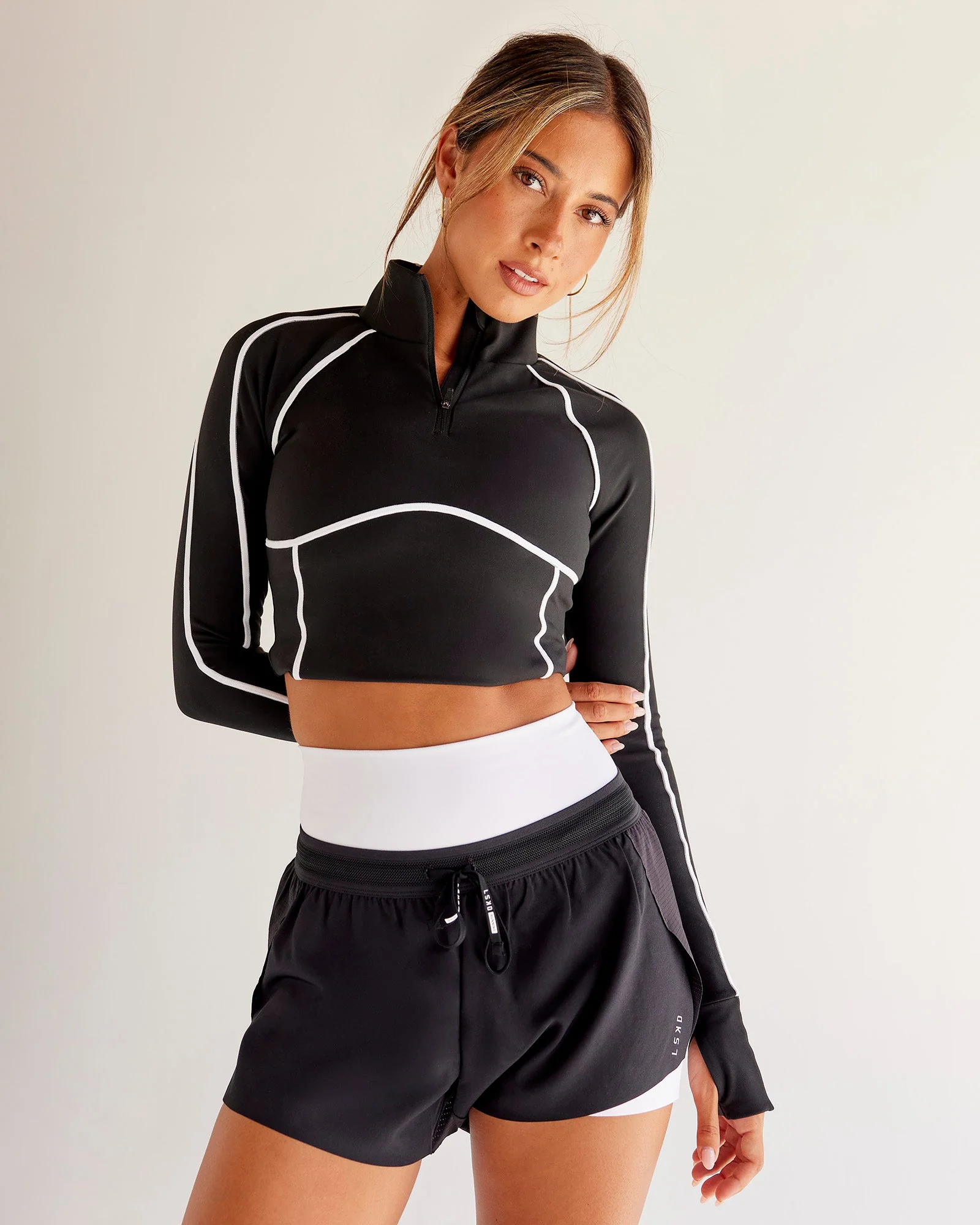 Power Quarter Zip Jacket - Black - Image 4