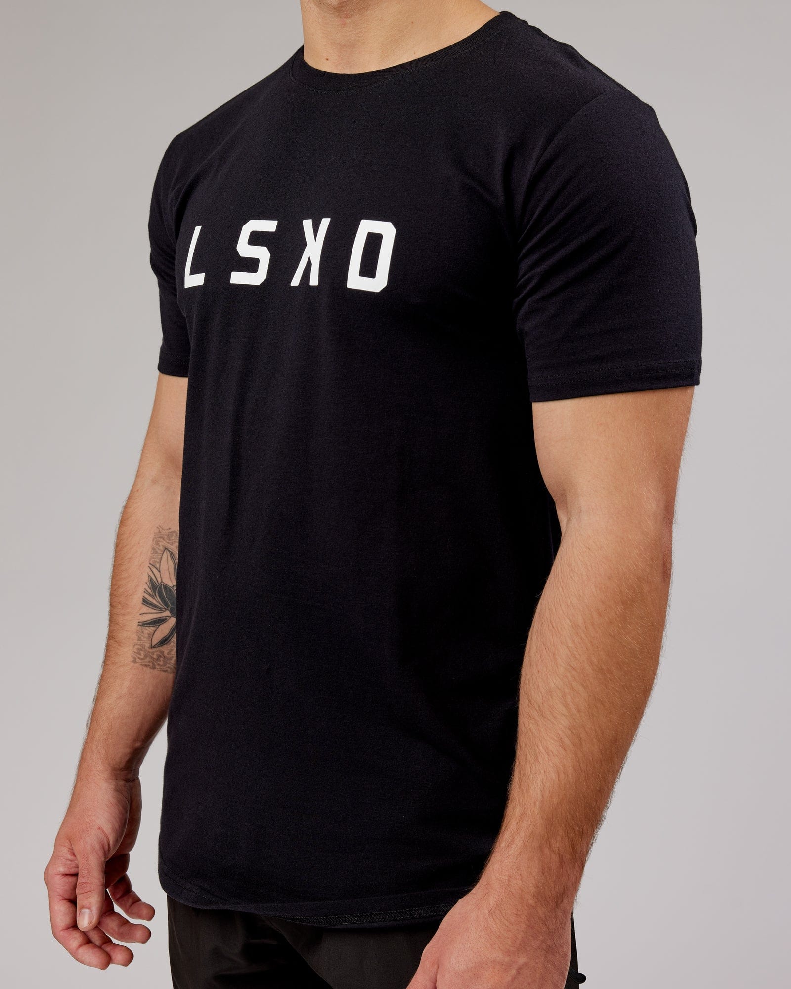 Power FLXDRY Tee - Black-White - Image 6
