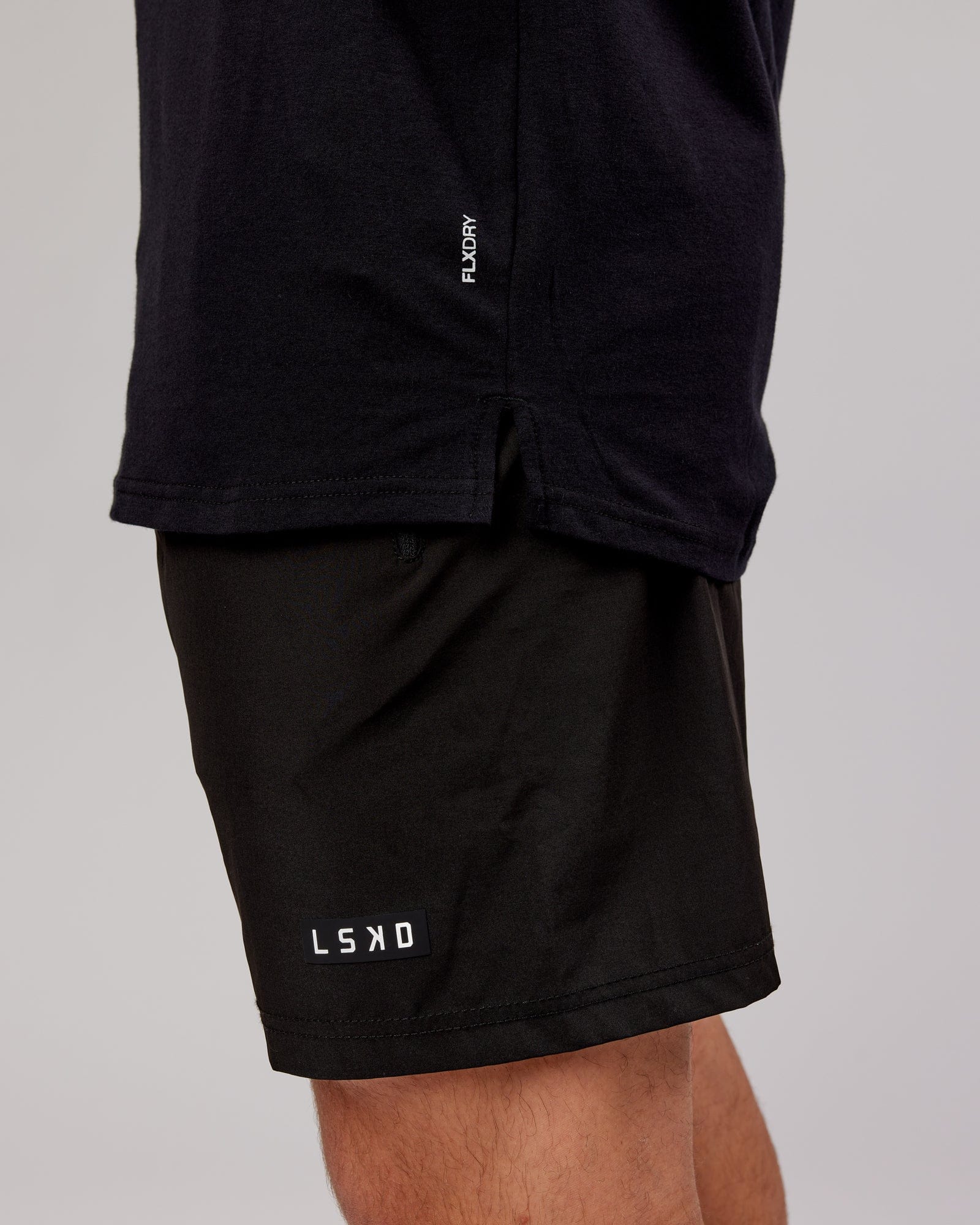 Power FLXDRY Tee - Black-White - Image 8
