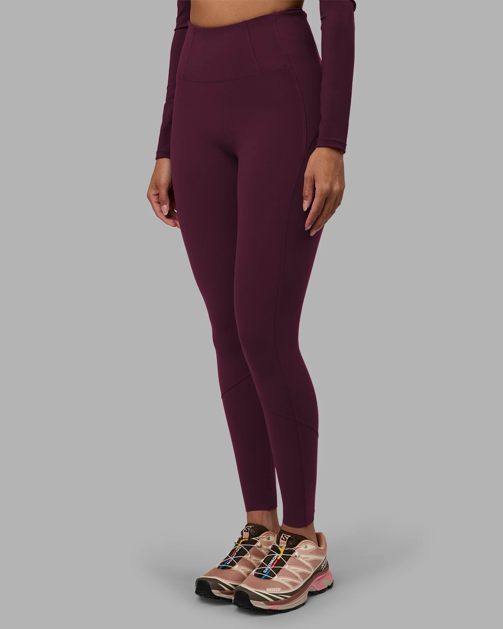 Progression Ultra High-Rise Full Length Legging - Cherry Lacquer - Image 2