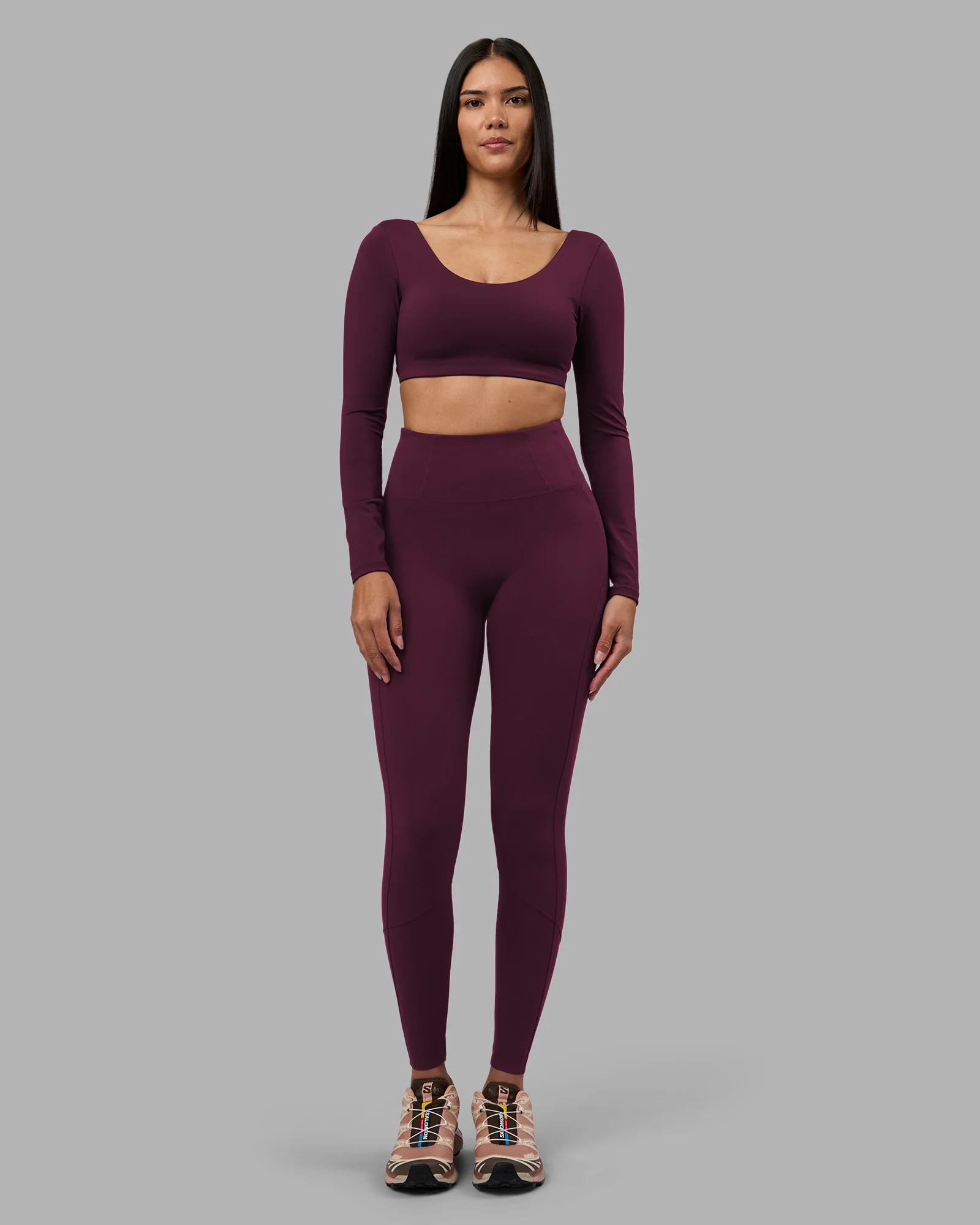 Progression Ultra High-Rise Full Length Legging - Cherry Lacquer - Image 5