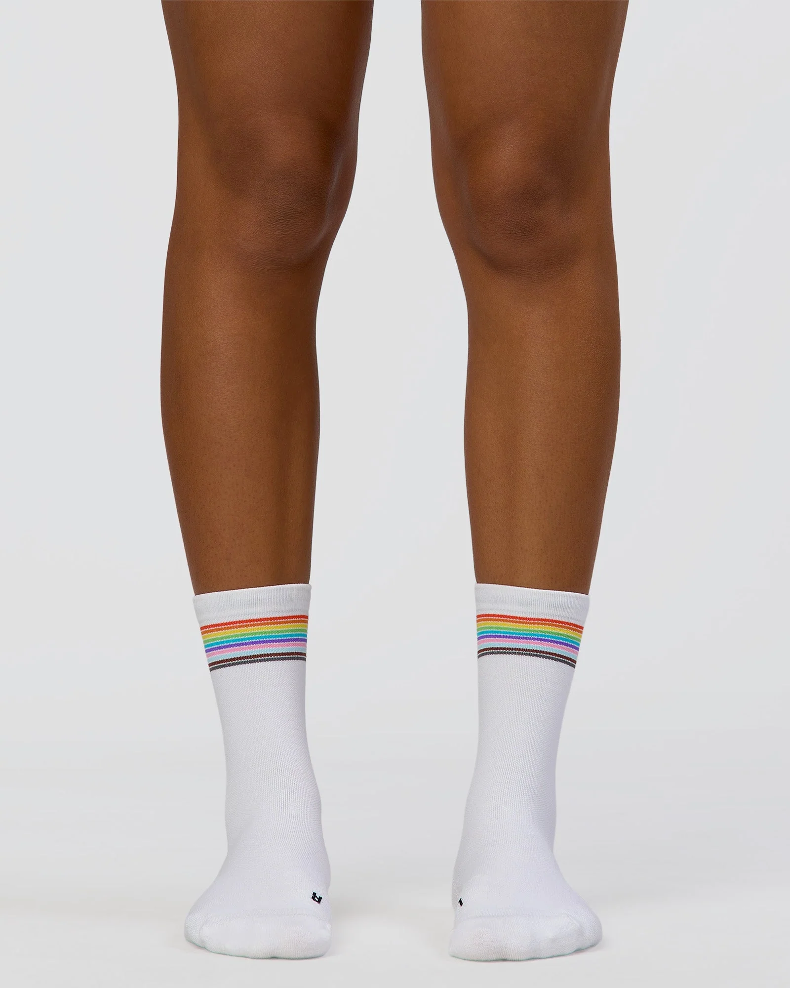 Proud Performance Crew Socks 2.0 - White-Multi - Image 3