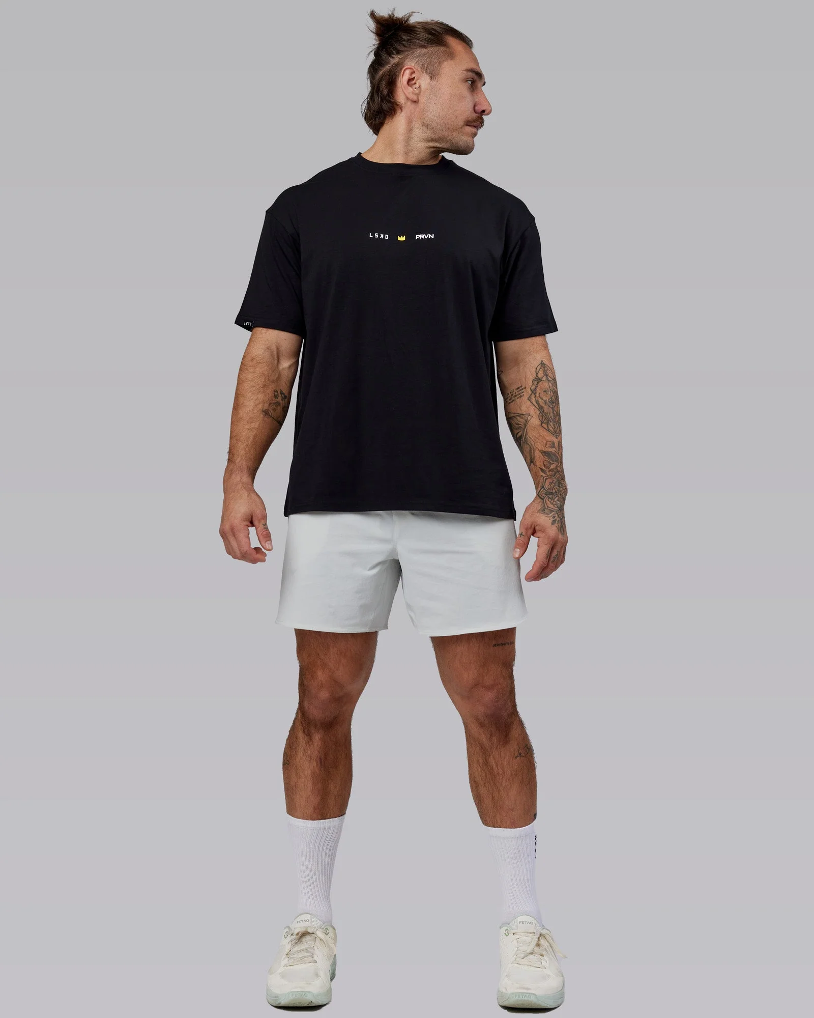 PRVN Leave No Doubt FLXCotton Oversize Tee - Black - Image 11