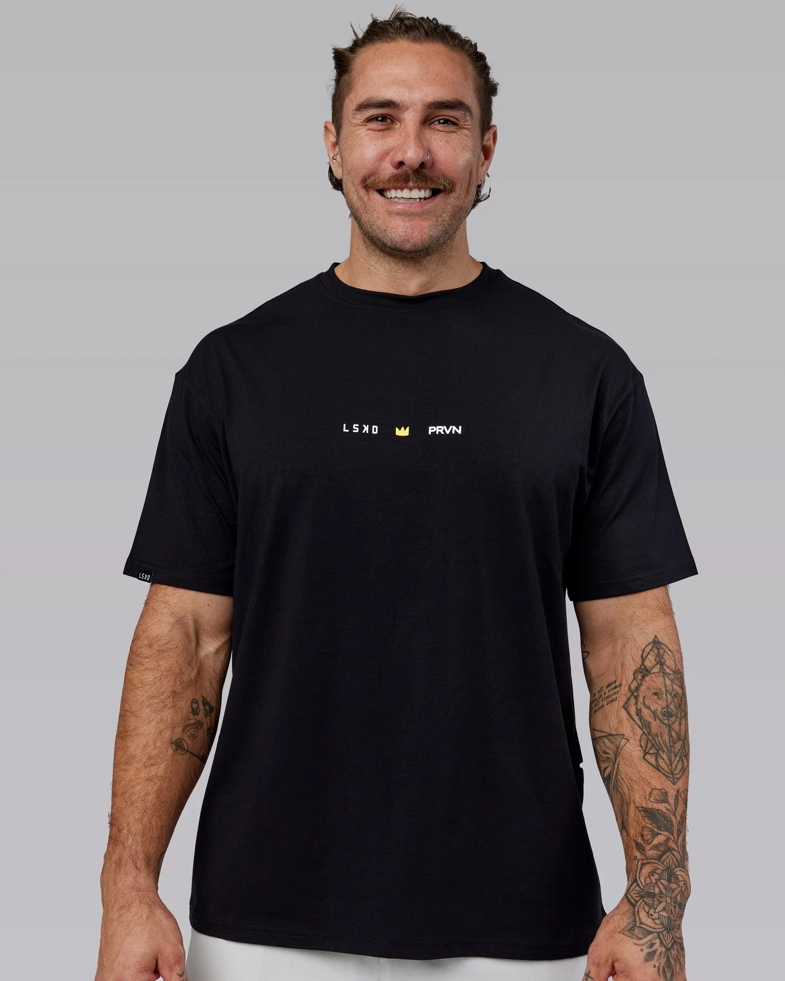 PRVN Leave No Doubt FLXCotton Oversize Tee - Black - Image 3