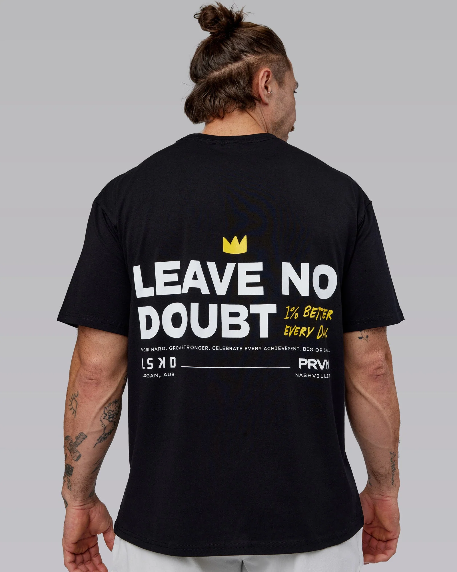 PRVN Leave No Doubt FLXCotton Oversize Tee - Black - Image 7