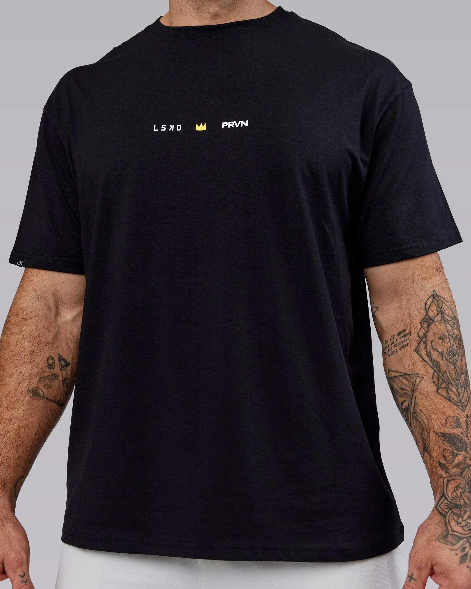 PRVN Leave No Doubt FLXCotton Oversize Tee - Black - Image 8