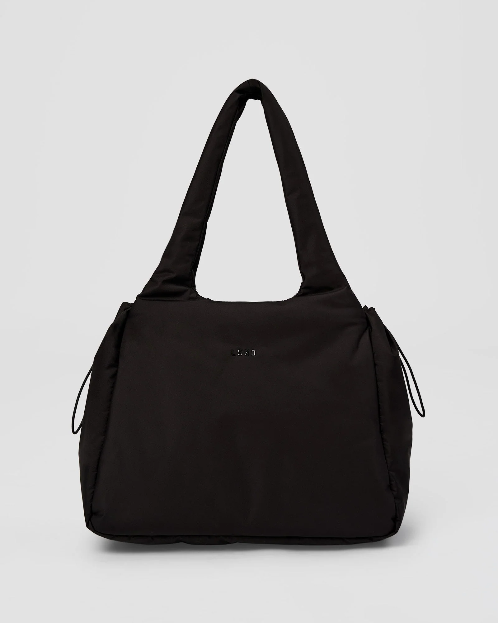 Puffer Tote Bag - Black - Image 3
