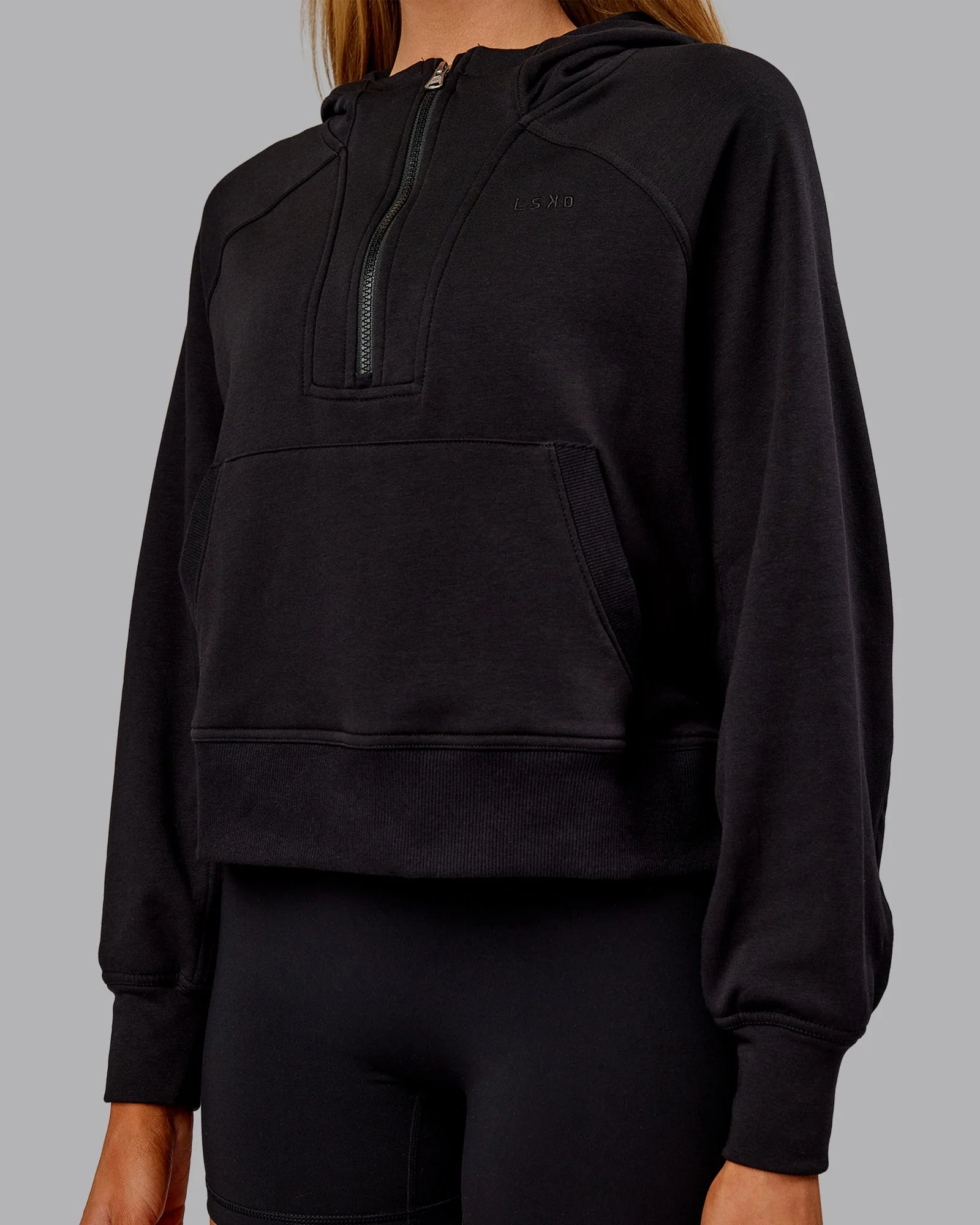 Pursue Mid-Weight Hoodie - Black - Image 4