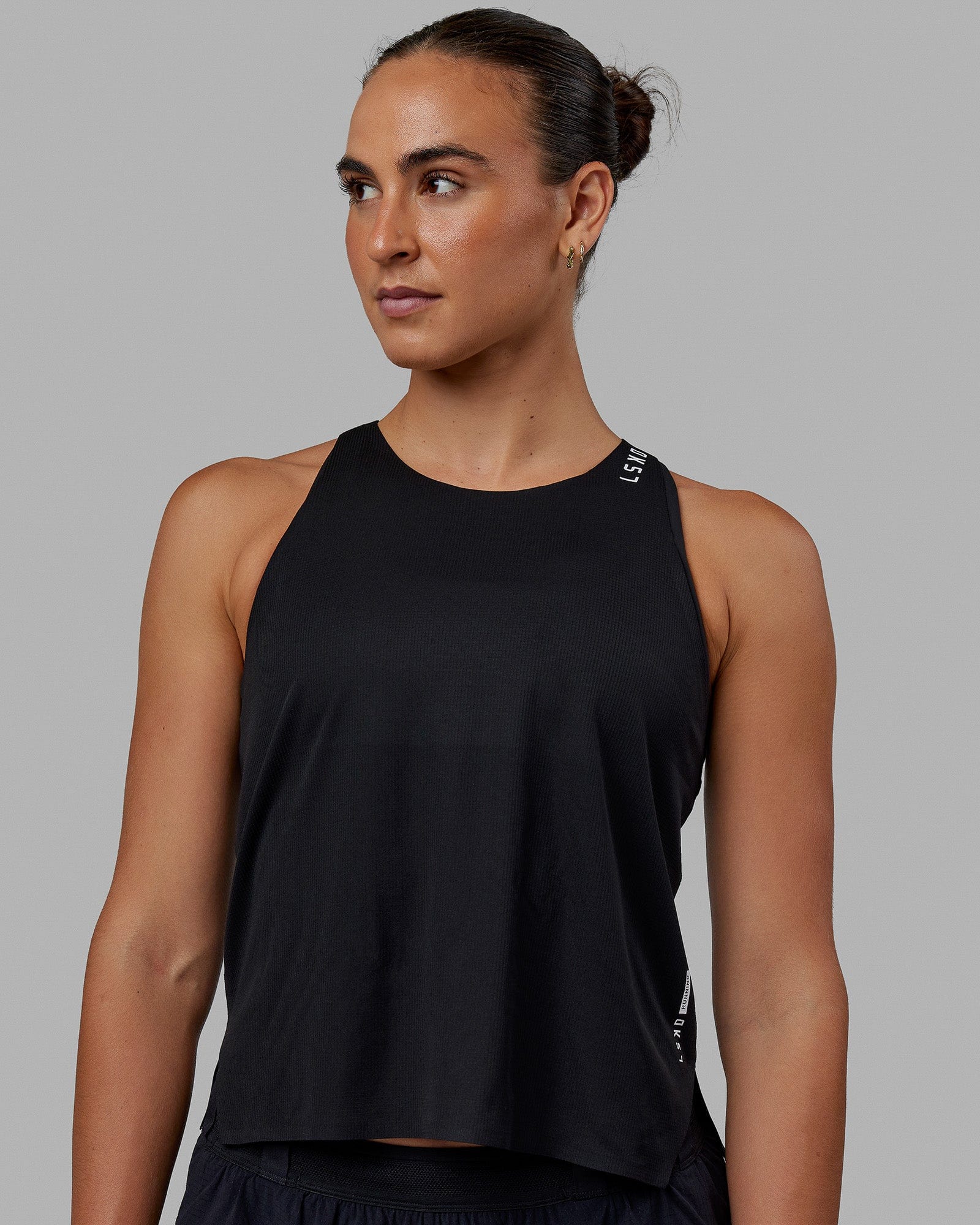 Race Day Performance Tank - Black-White - Image 2