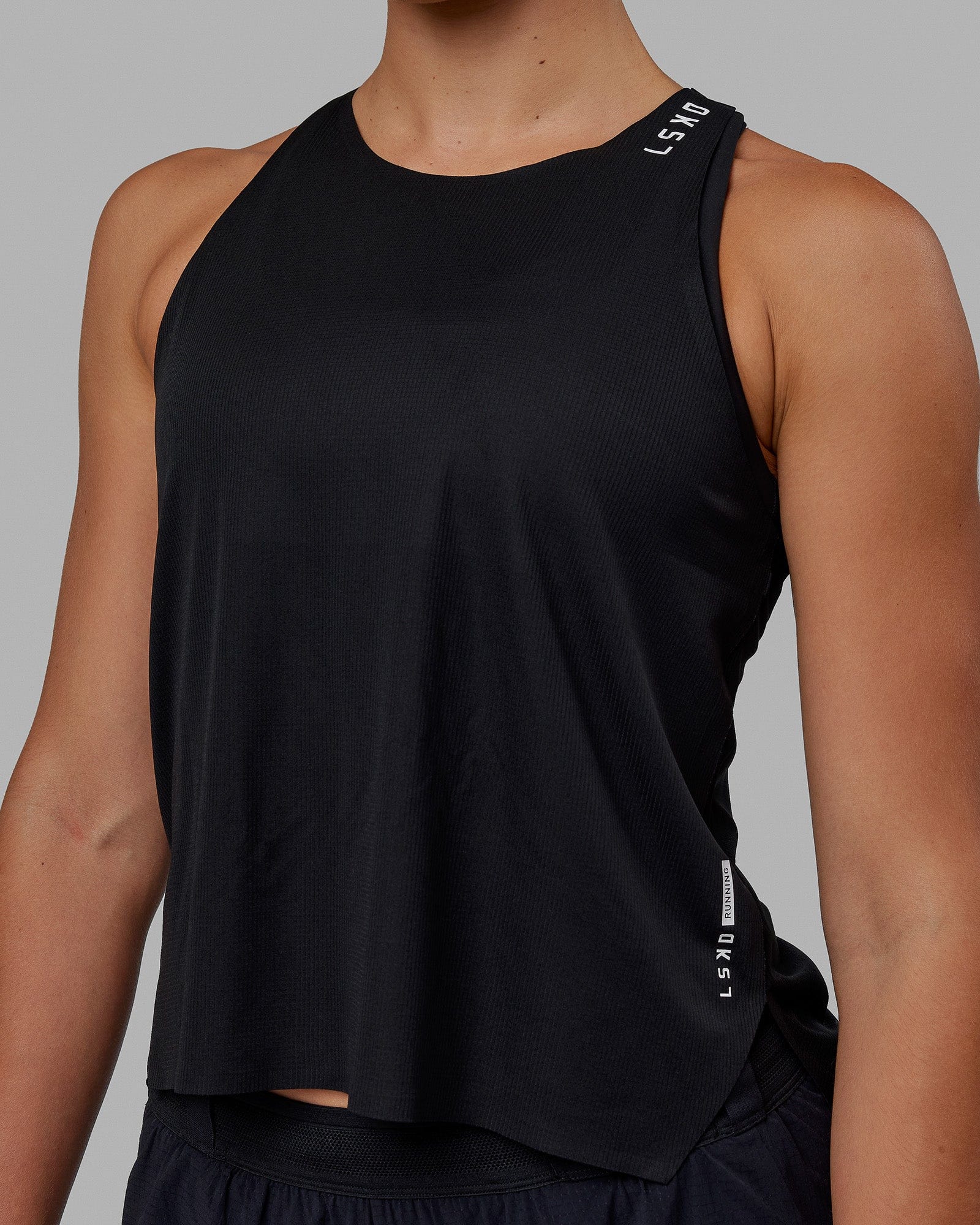Race Day Performance Tank - Black-White - Image 5