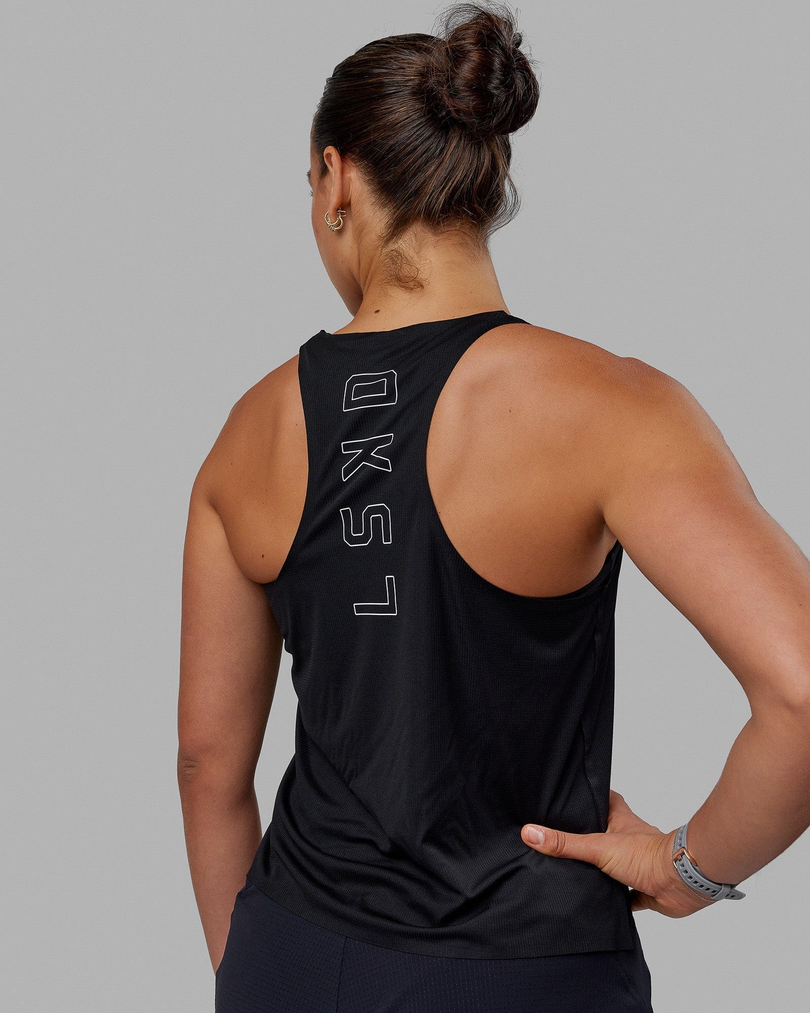 Race Day Performance Tank - Black-White - Image 7