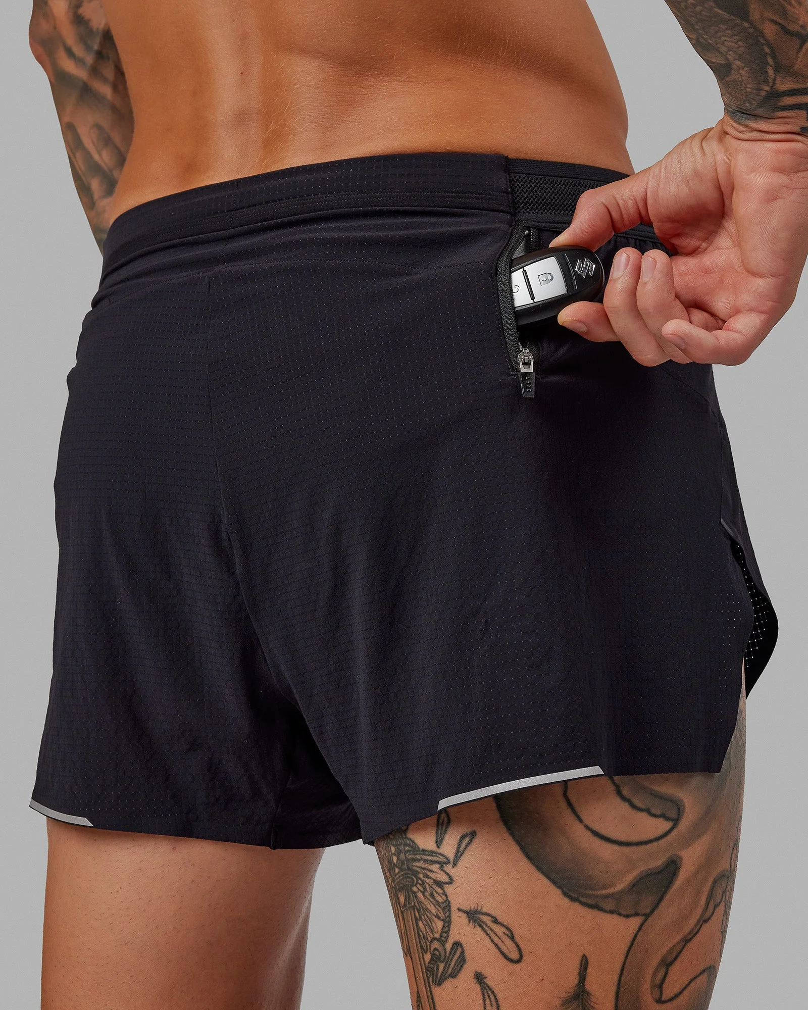 Race Day Running Short 3" - Black - Image 4