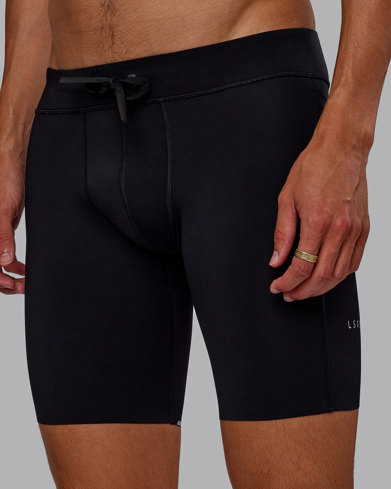 Race Day Short Tight 8" - Black - Image 2