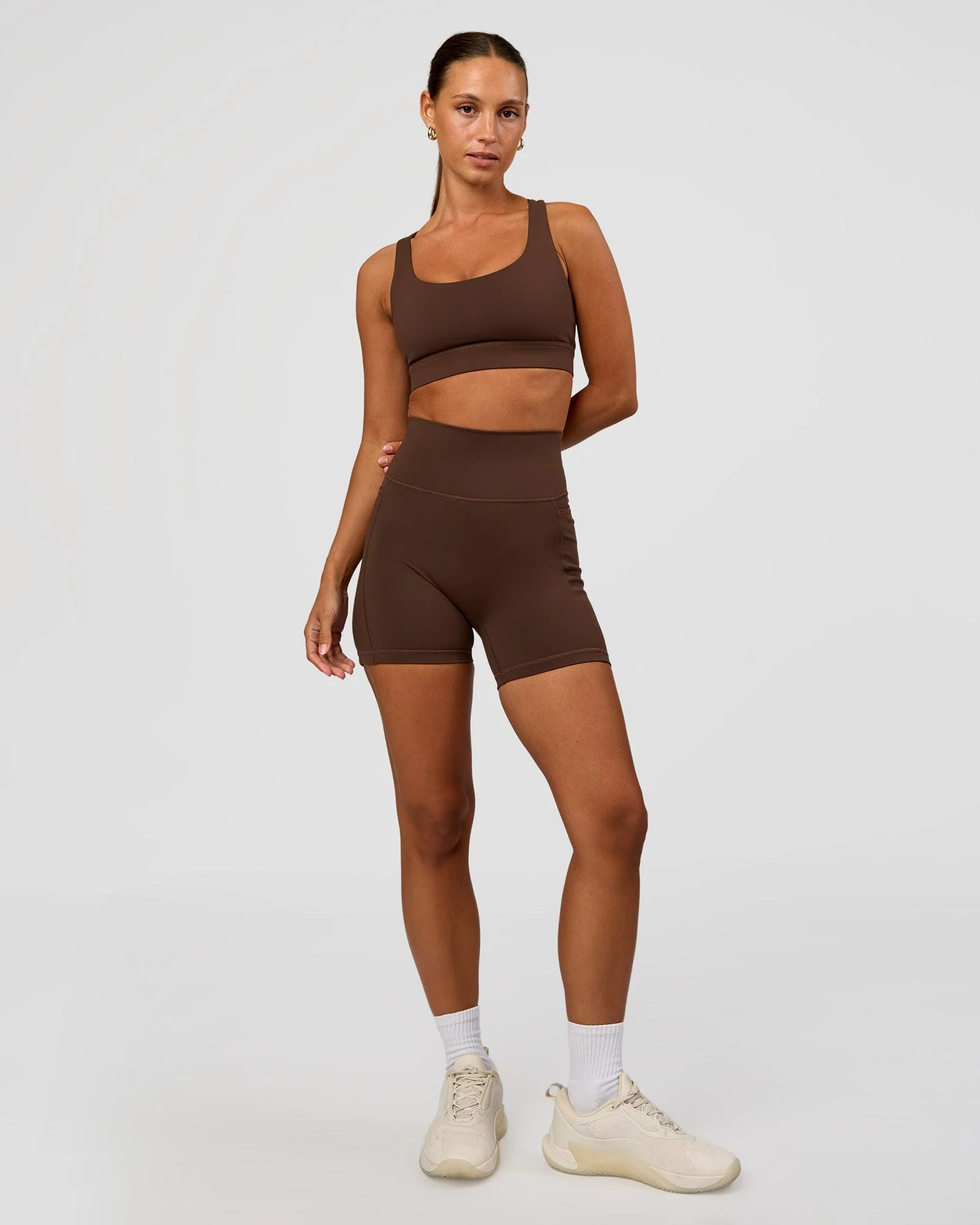 Race Day Sports Bra - Hot Chocolate - Image 3
