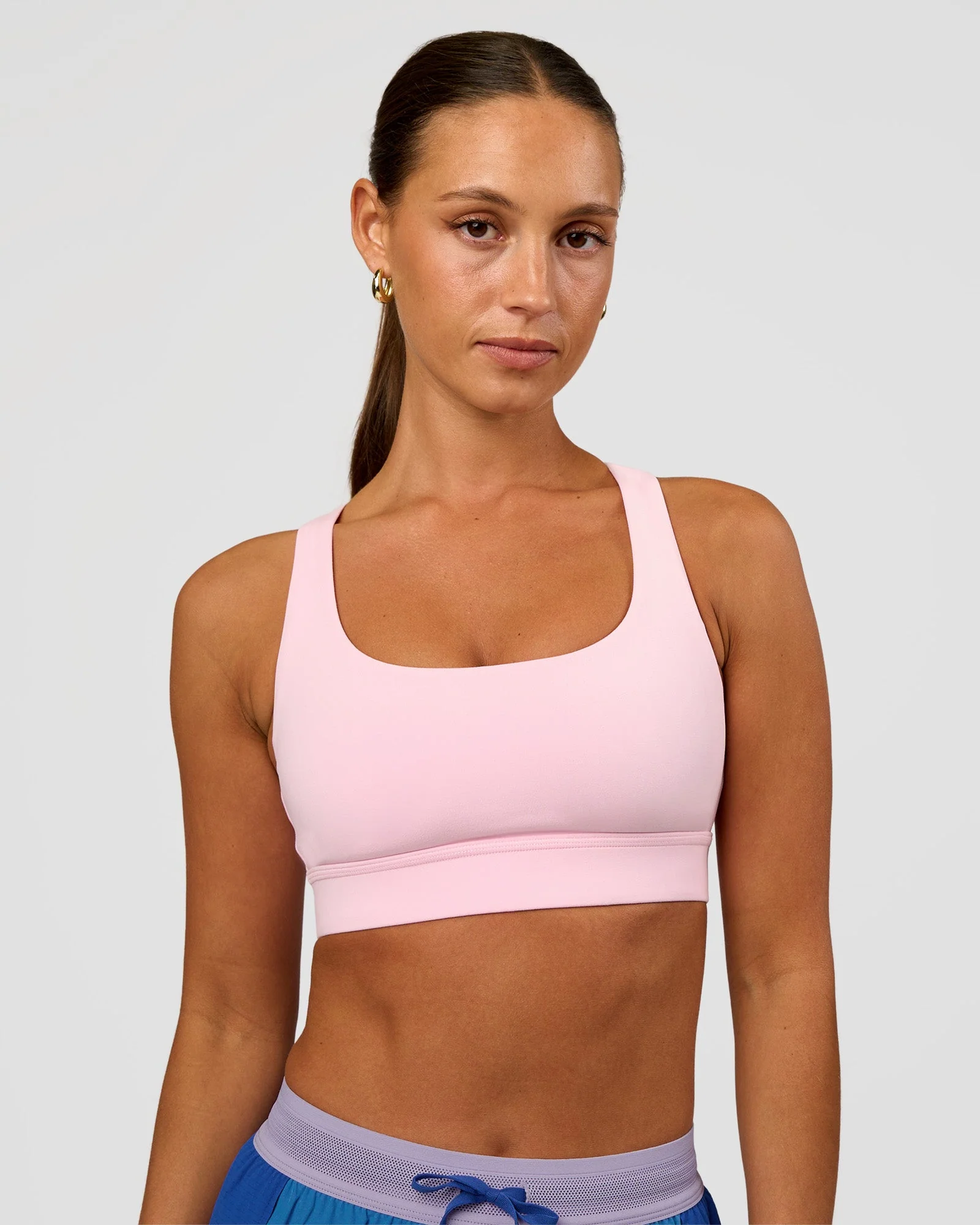 Race Day Sports Bra - Marshmallow