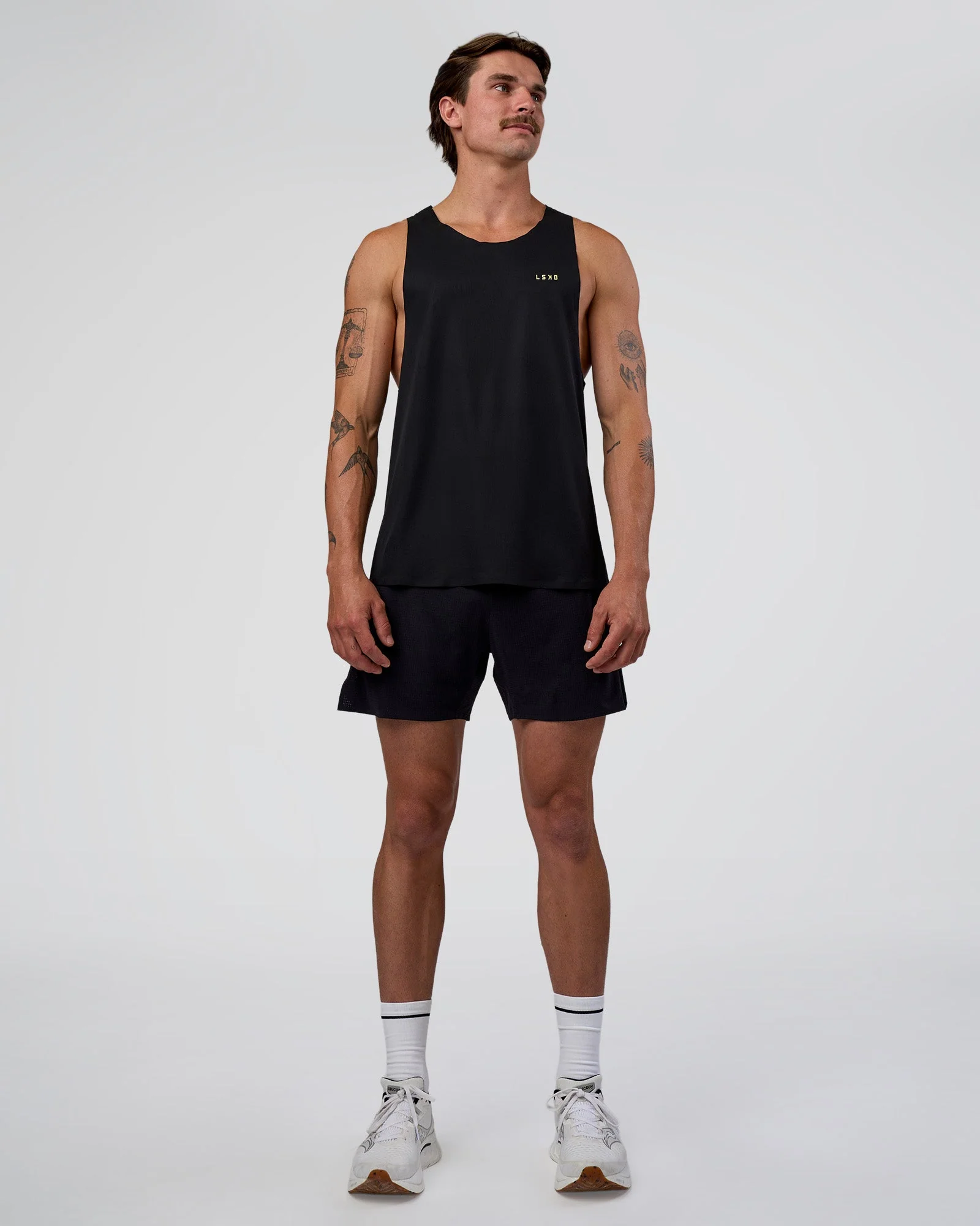 Race Day Tank - Black-Yellow Fizz - Image 3