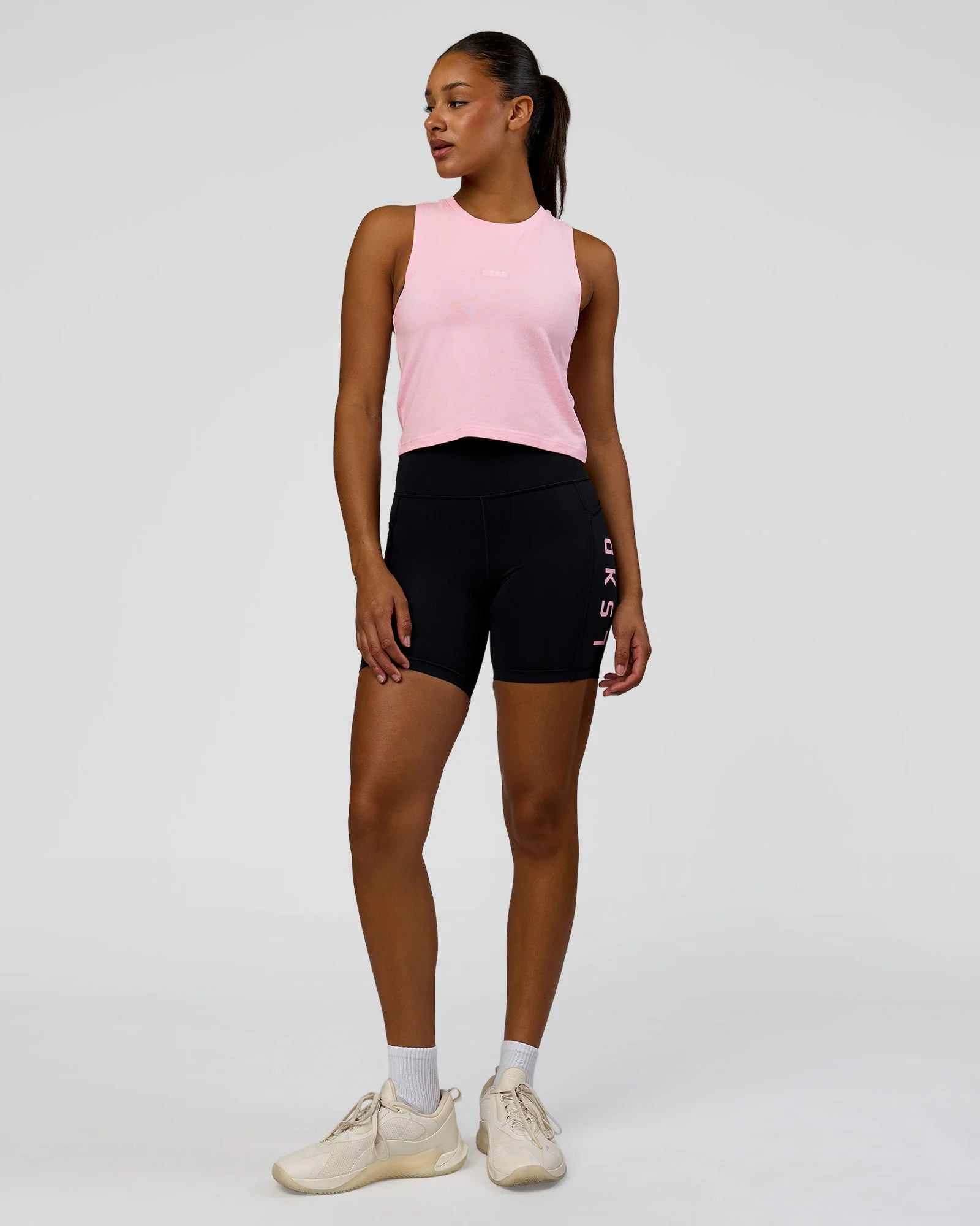 Rep Ultra High-Rise 6" Short Pockets - Black-Marshmallow - Image 3