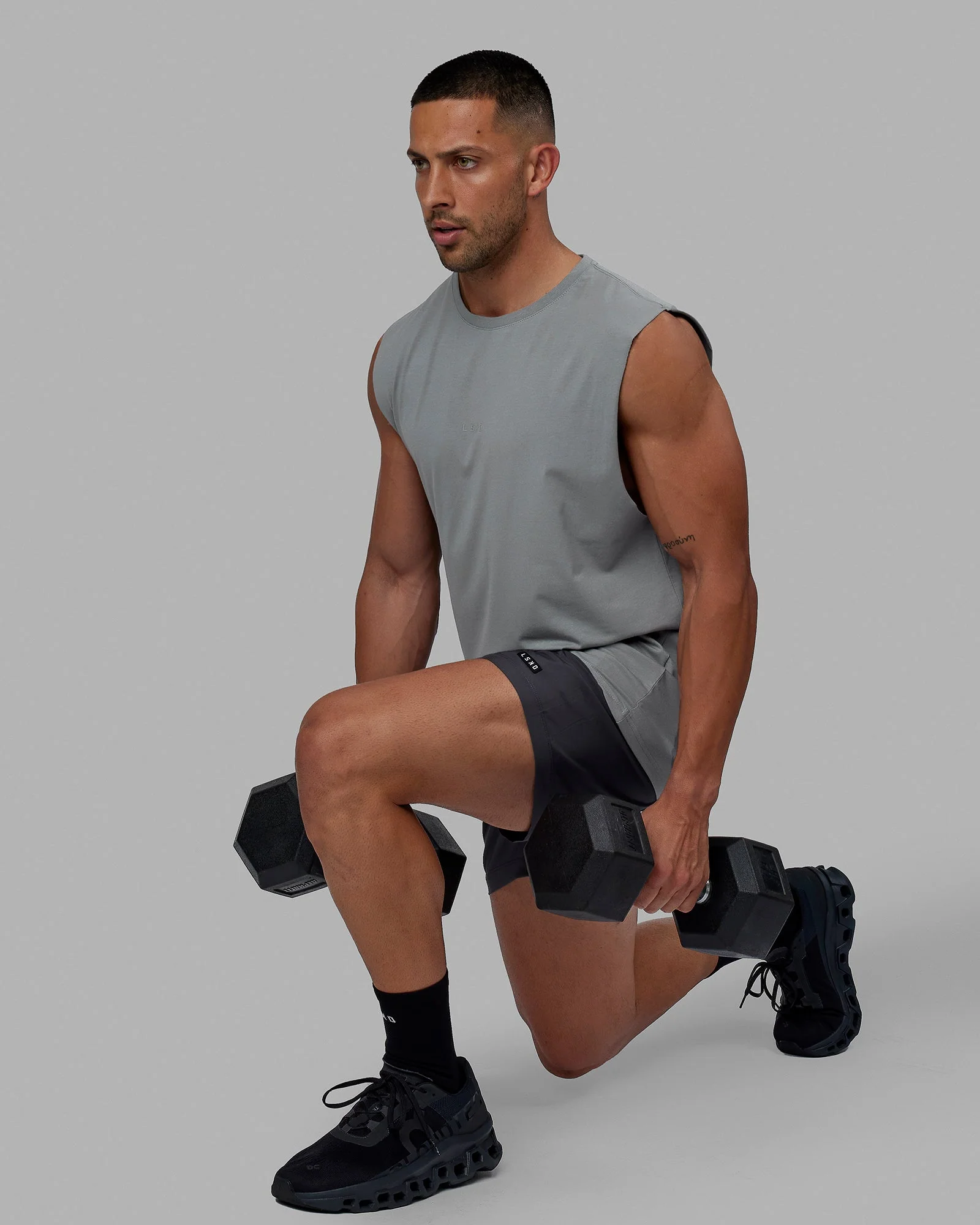 Rep 5" Performance Short - Asphalt - Image 3