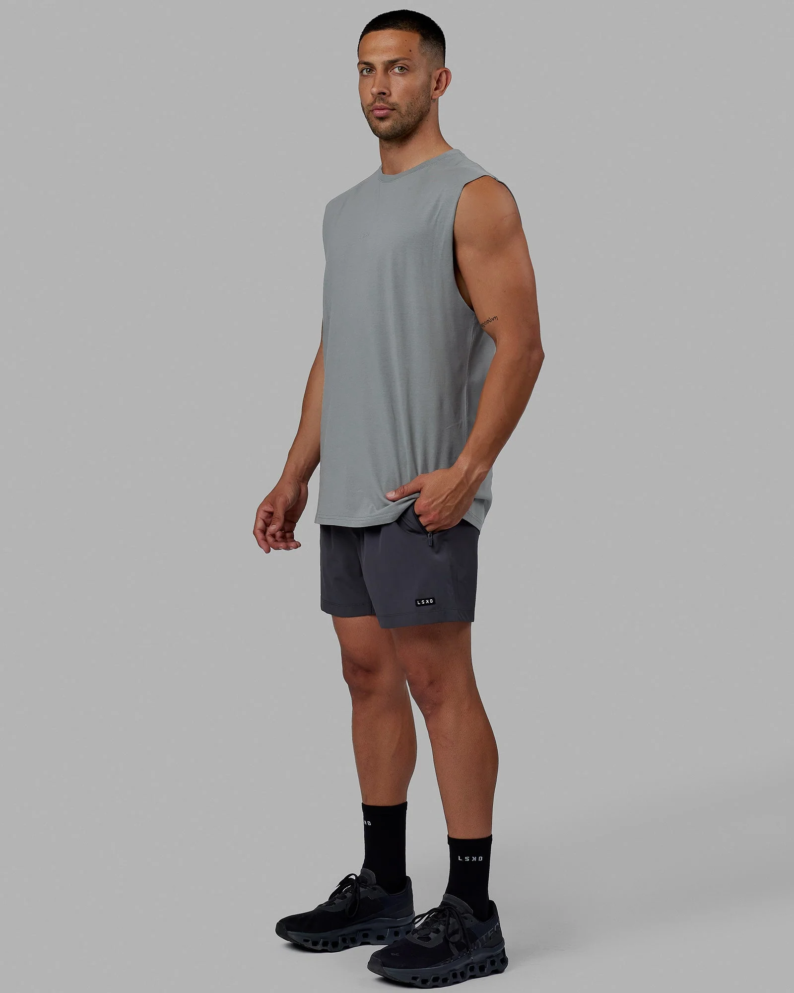 Rep 5" Performance Short - Asphalt - Image 7