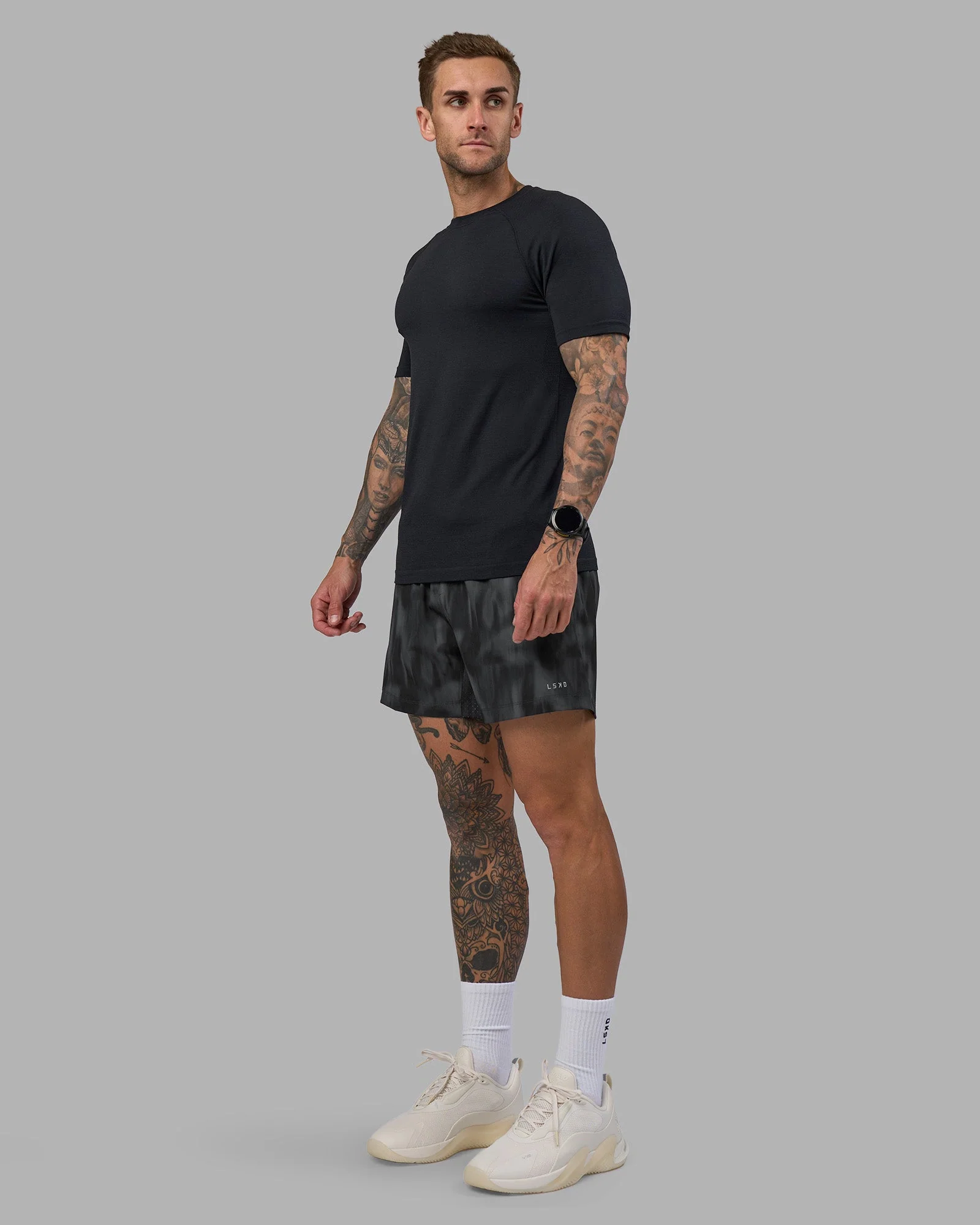Rep 5" Performance Short - Lunar Glow Print - Image 3