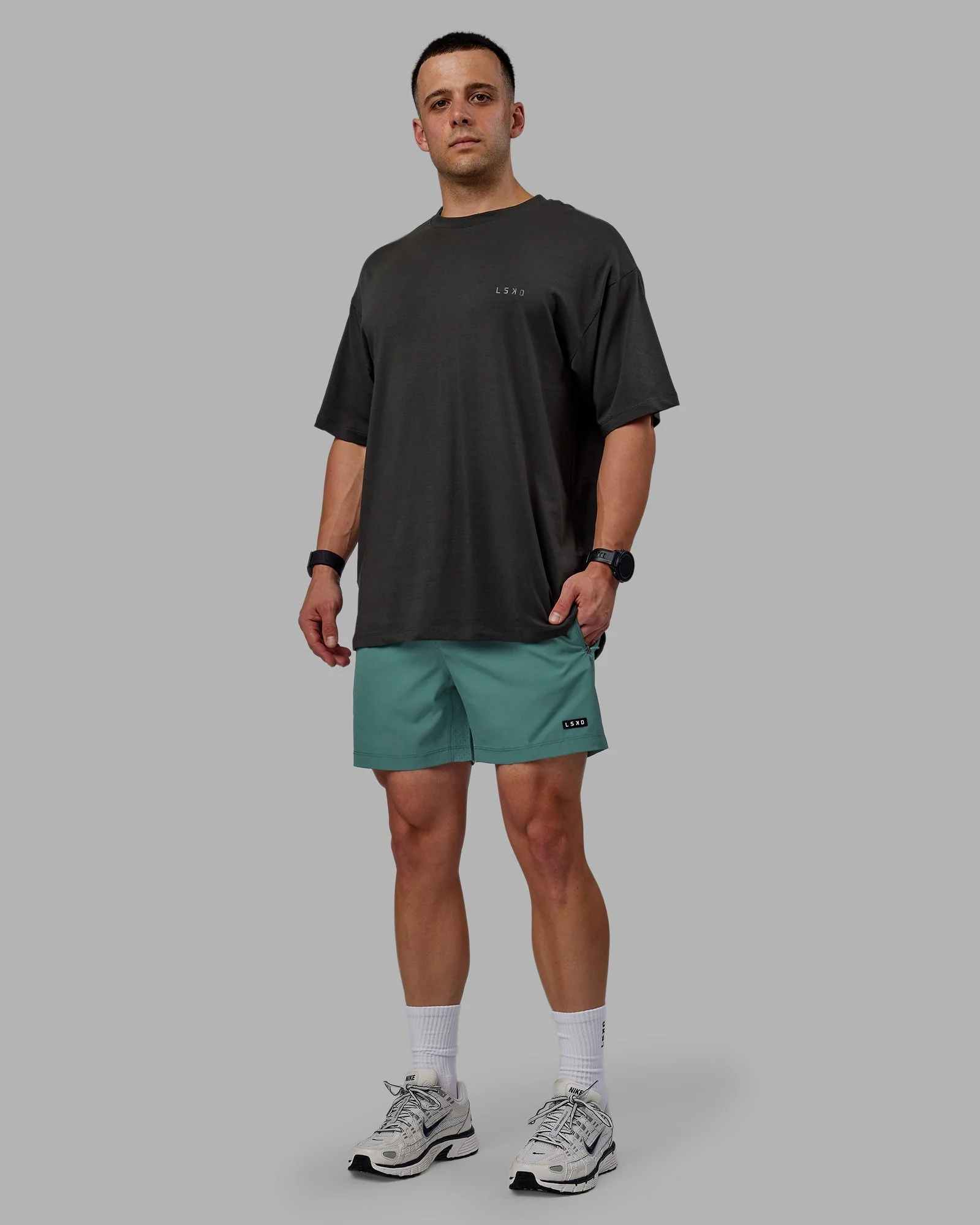 Rep 5" Performance Short - Sage Bush - Image 4