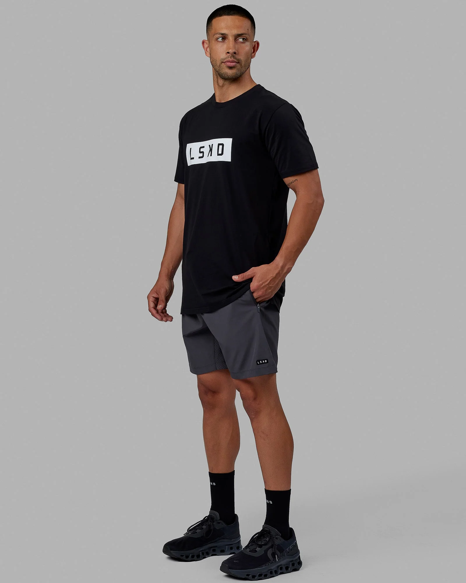 Rep 7" Performance Short - Asphalt - Image 4