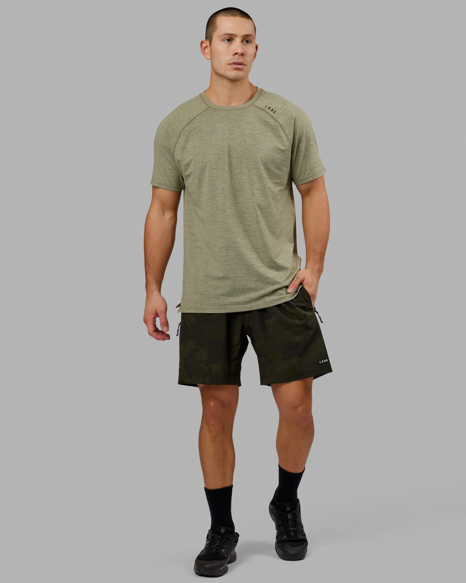 Rep 7'' Performance Short - Dark Olive Camo - Image 4