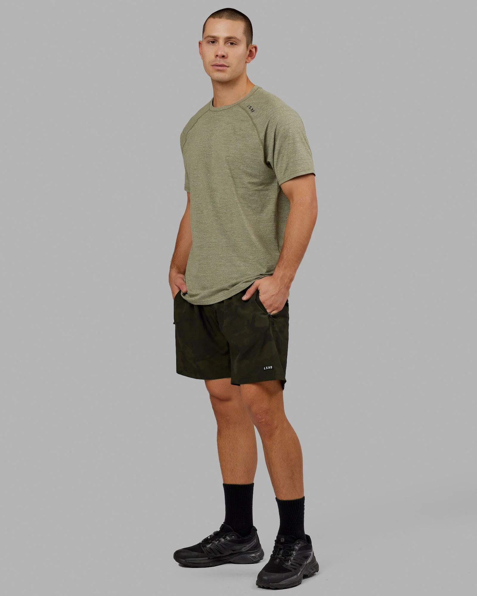 Rep 7'' Performance Short - Dark Olive Camo - Image 5