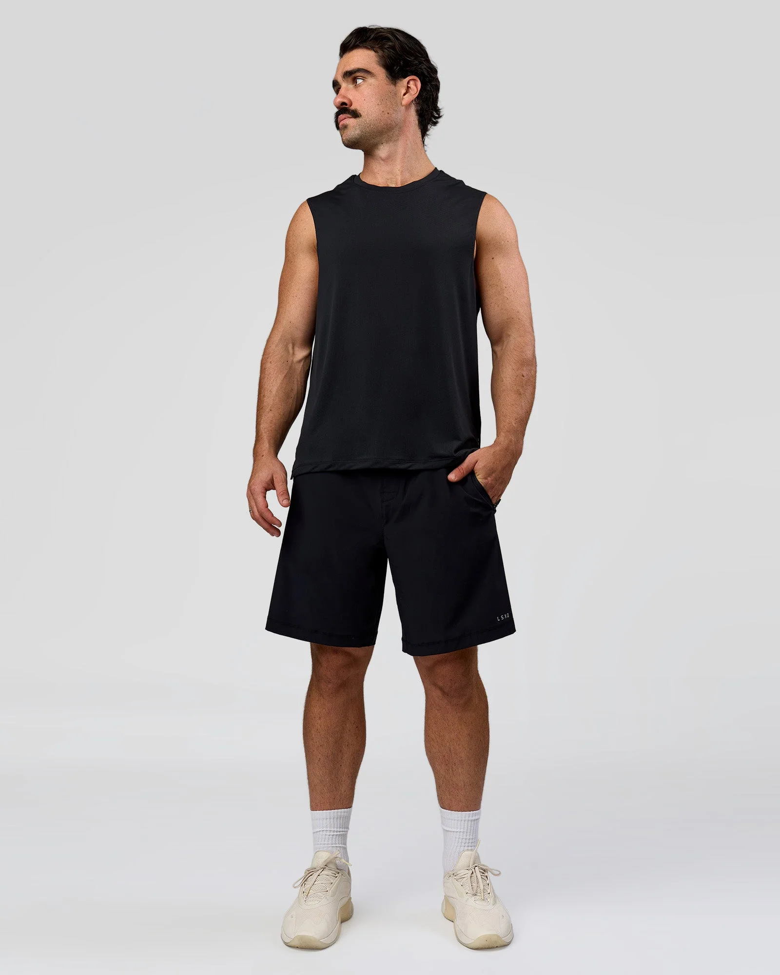 Rep Muscle Training Tank - Black - Image 4