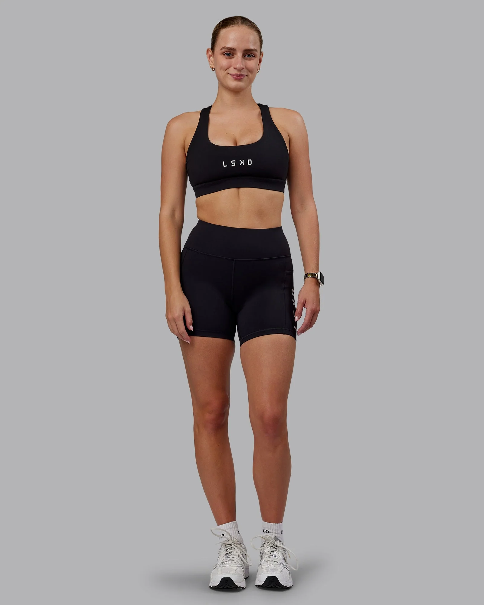 Rep Ultra High-Rise 4" Short Pockets - Black-White - Image 4