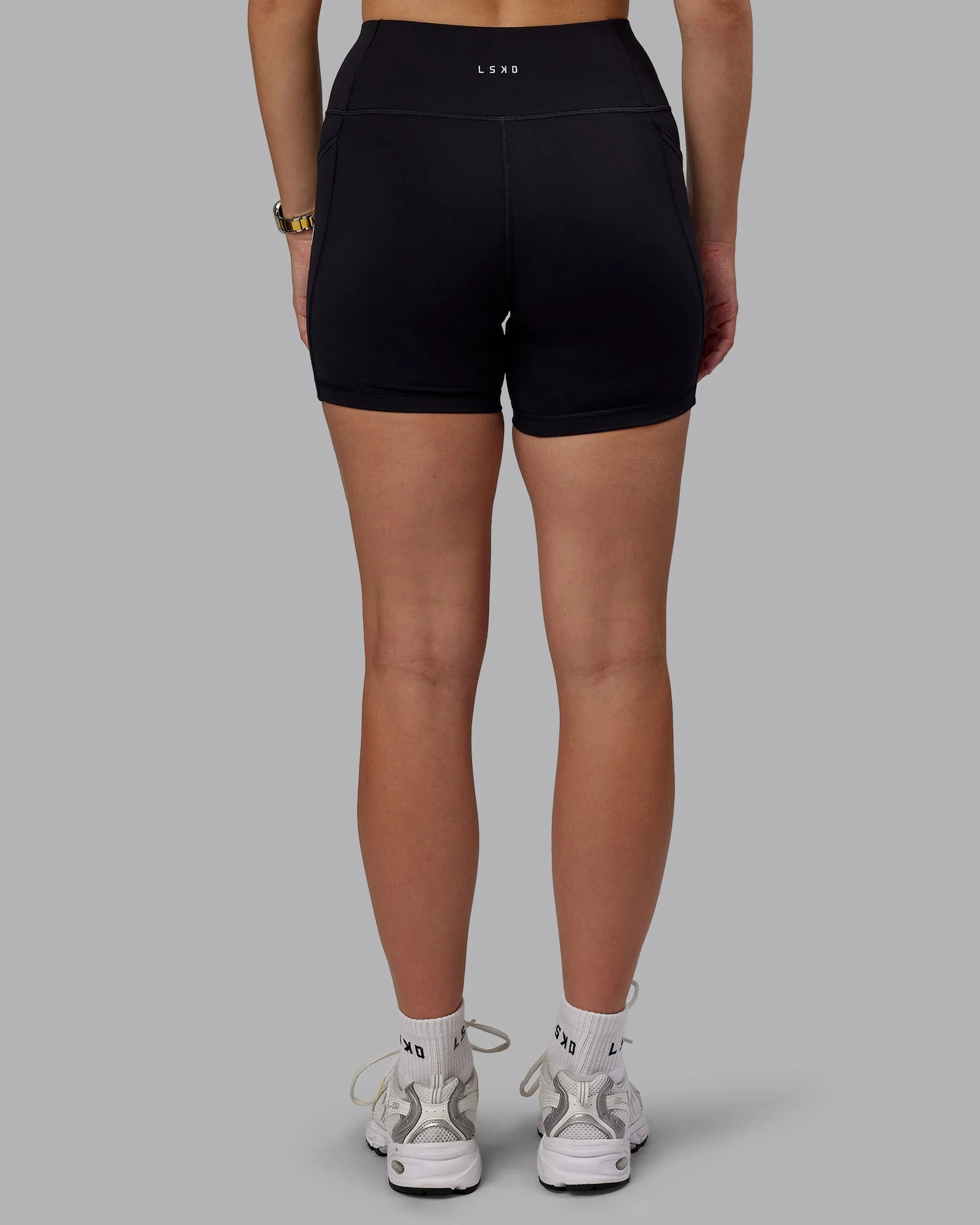 Rep Ultra High-Rise 4" Short Pockets - Black-White - Image 5