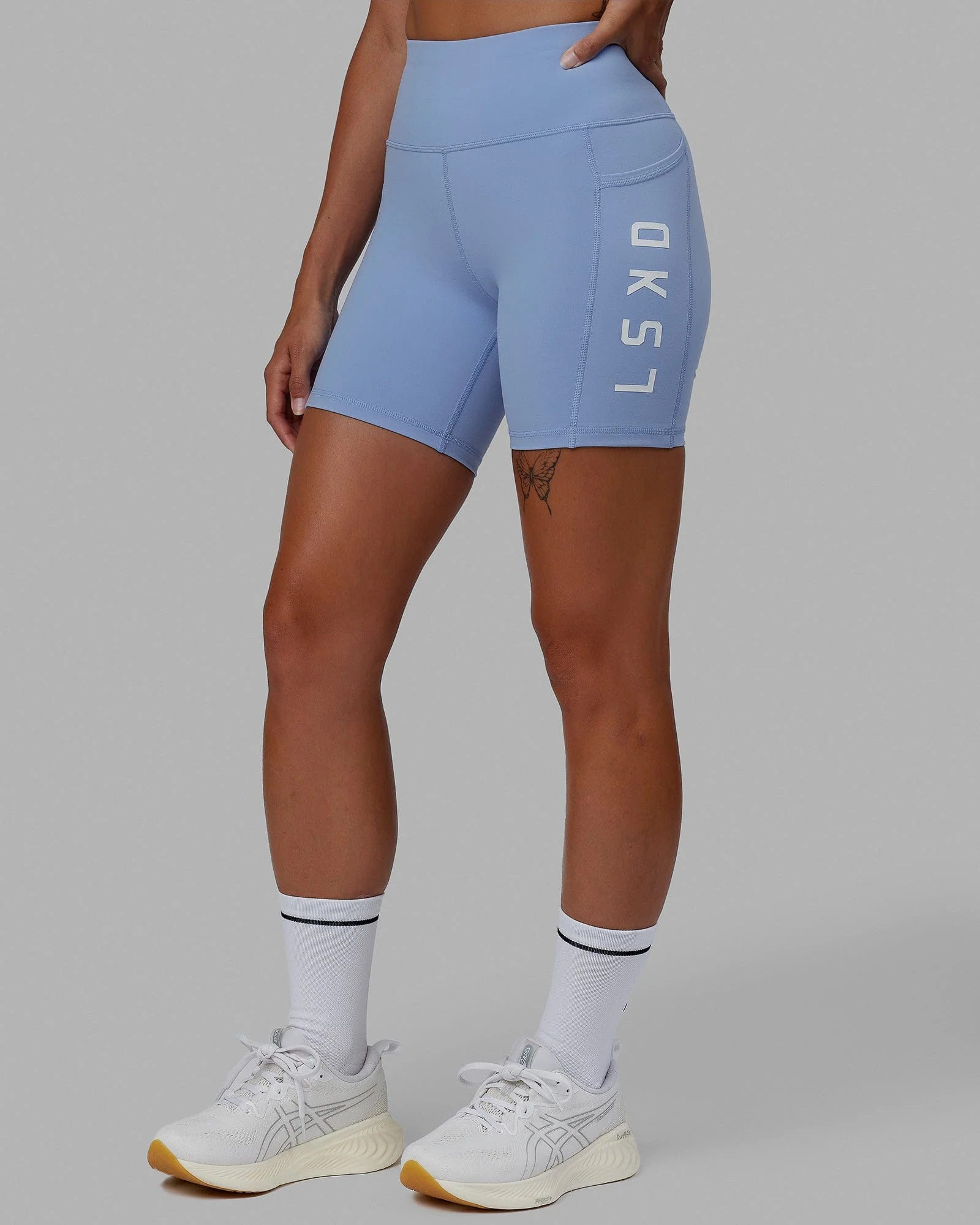 Rep Ultra High-Rise 6" Short Pockets - Arctic Blue-White - Image 3