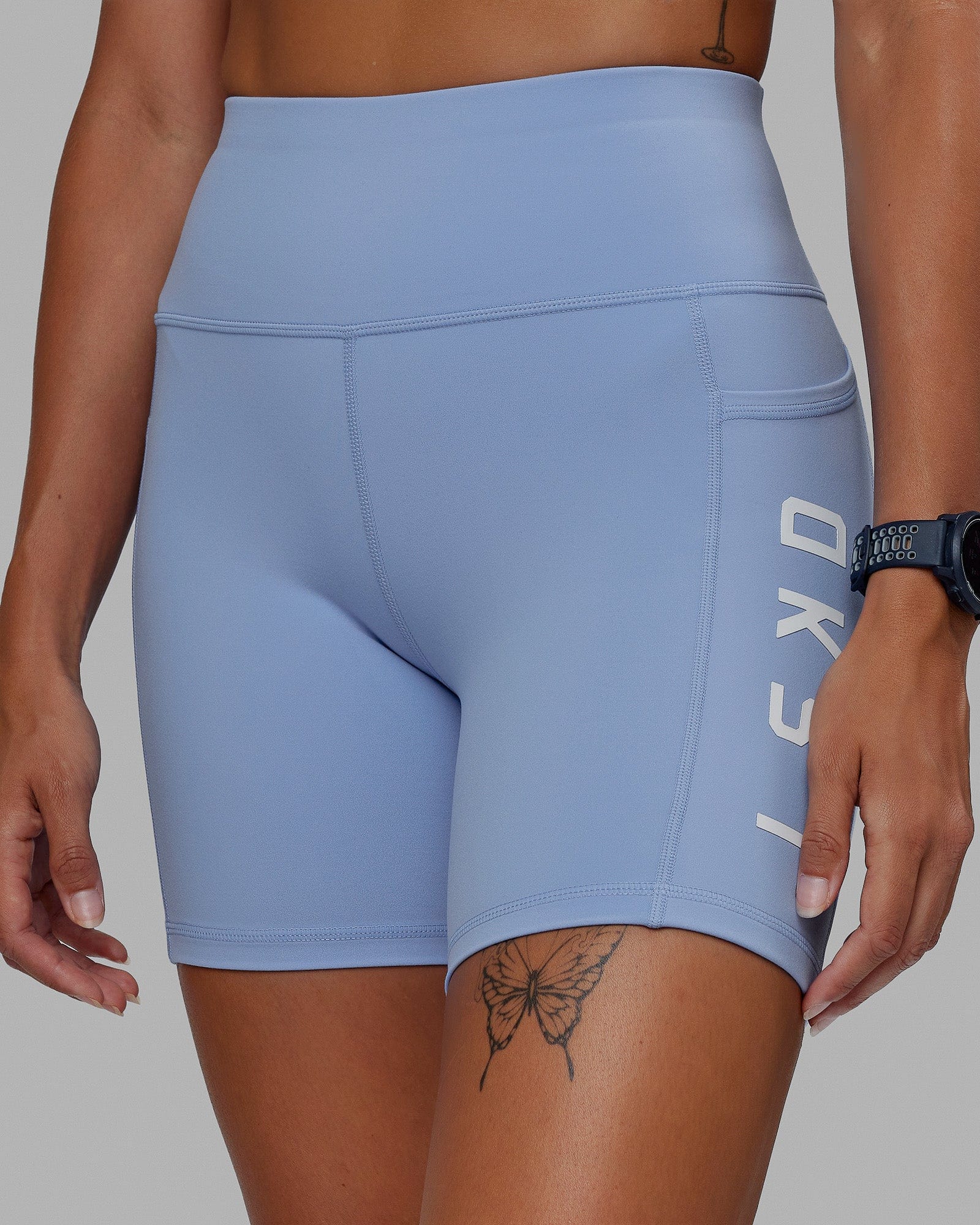 Rep Ultra High-Rise 6" Short Pockets - Arctic Blue-White - Image 6
