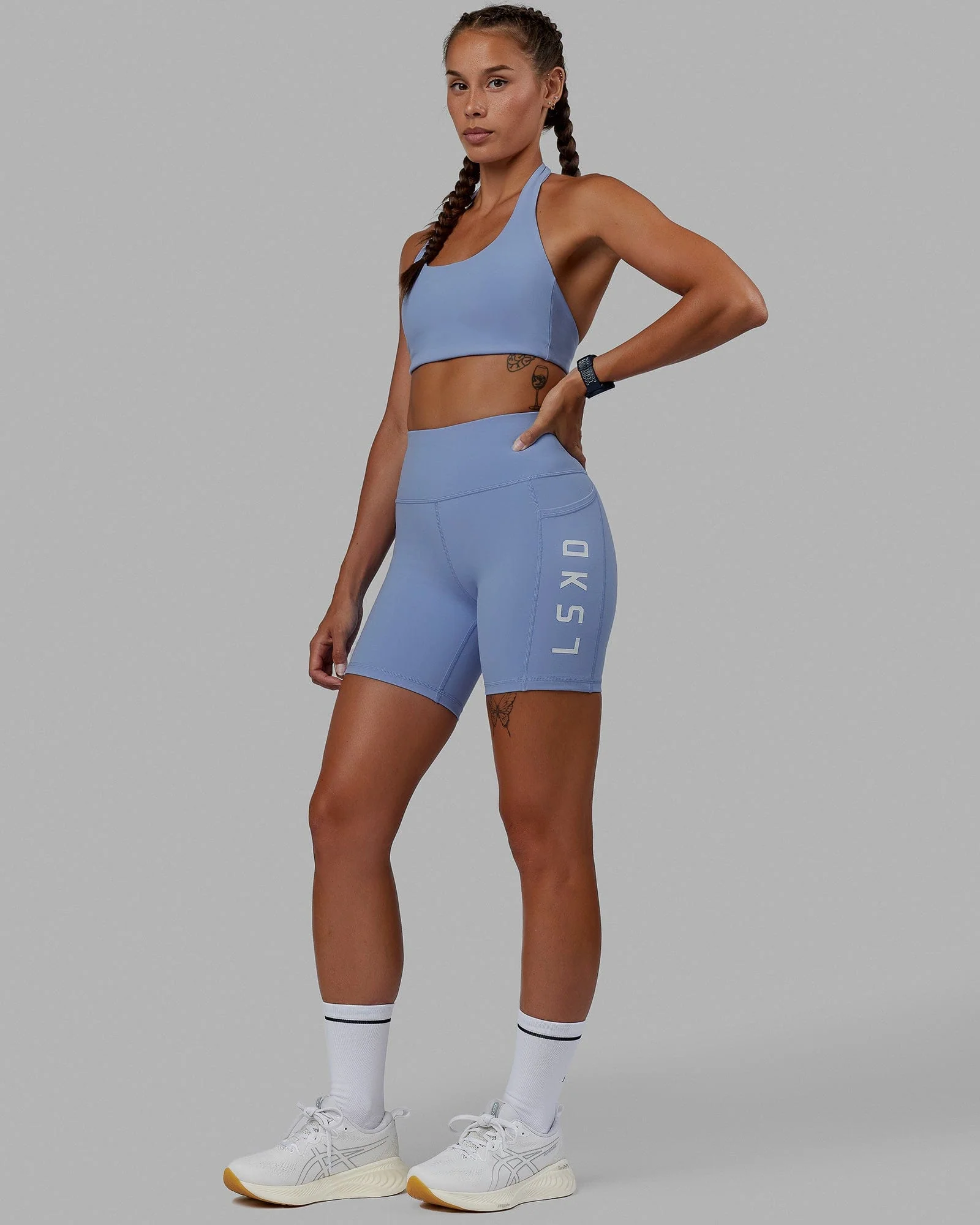 Rep Ultra High-Rise 6" Short Pockets - Arctic Blue-White - Image 7