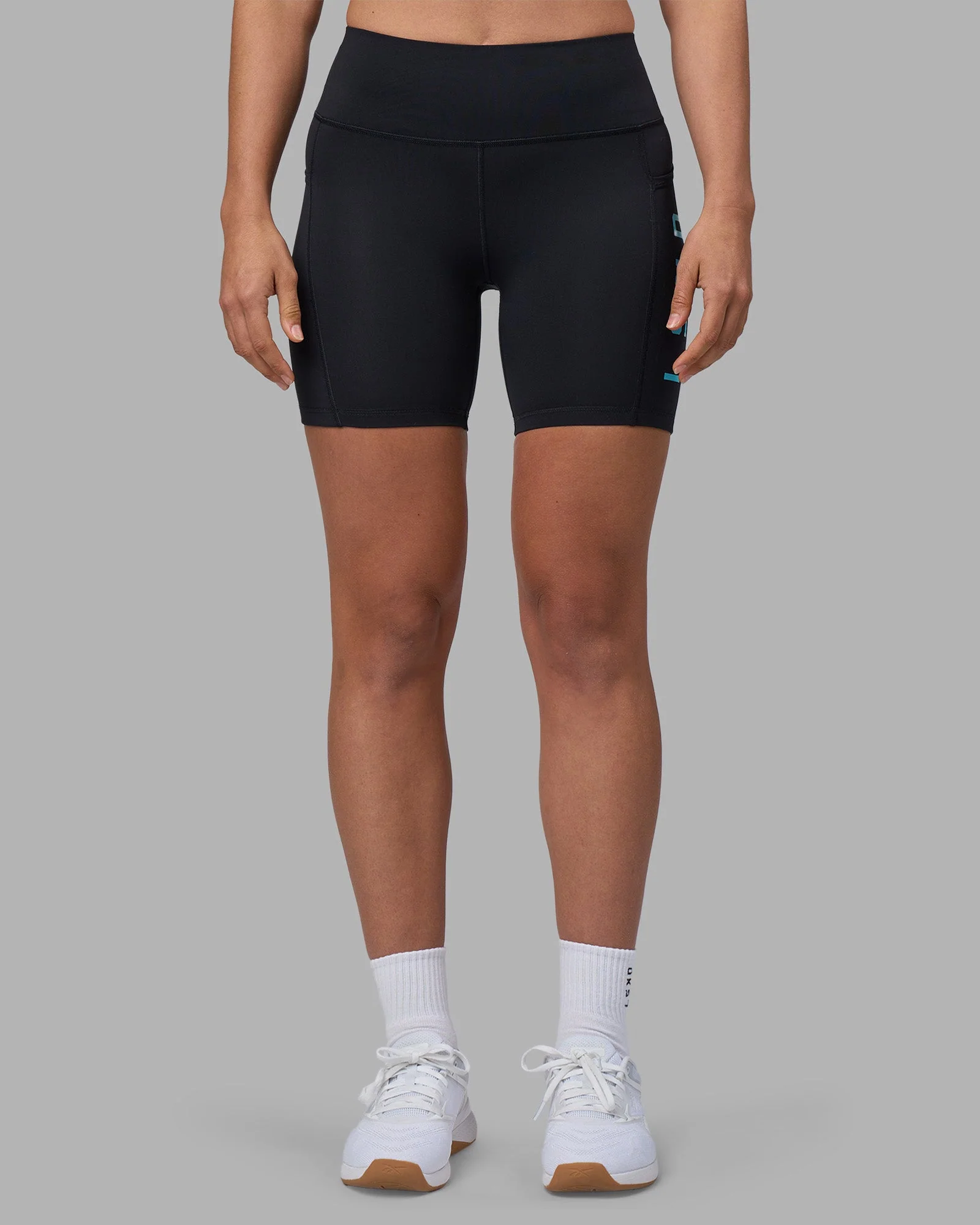 Rep Ultra High-Rise 6" Short Pockets - Black-Blue Atoll - Image 8