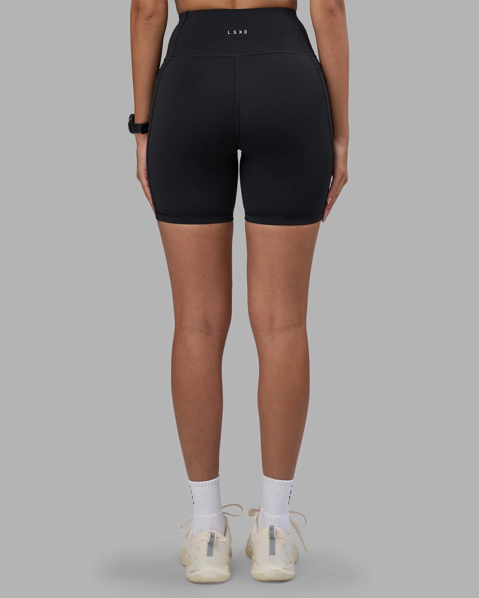 Rep Ultra High-Rise 6" Short Pockets - Black-Power Cobalt - Image 4